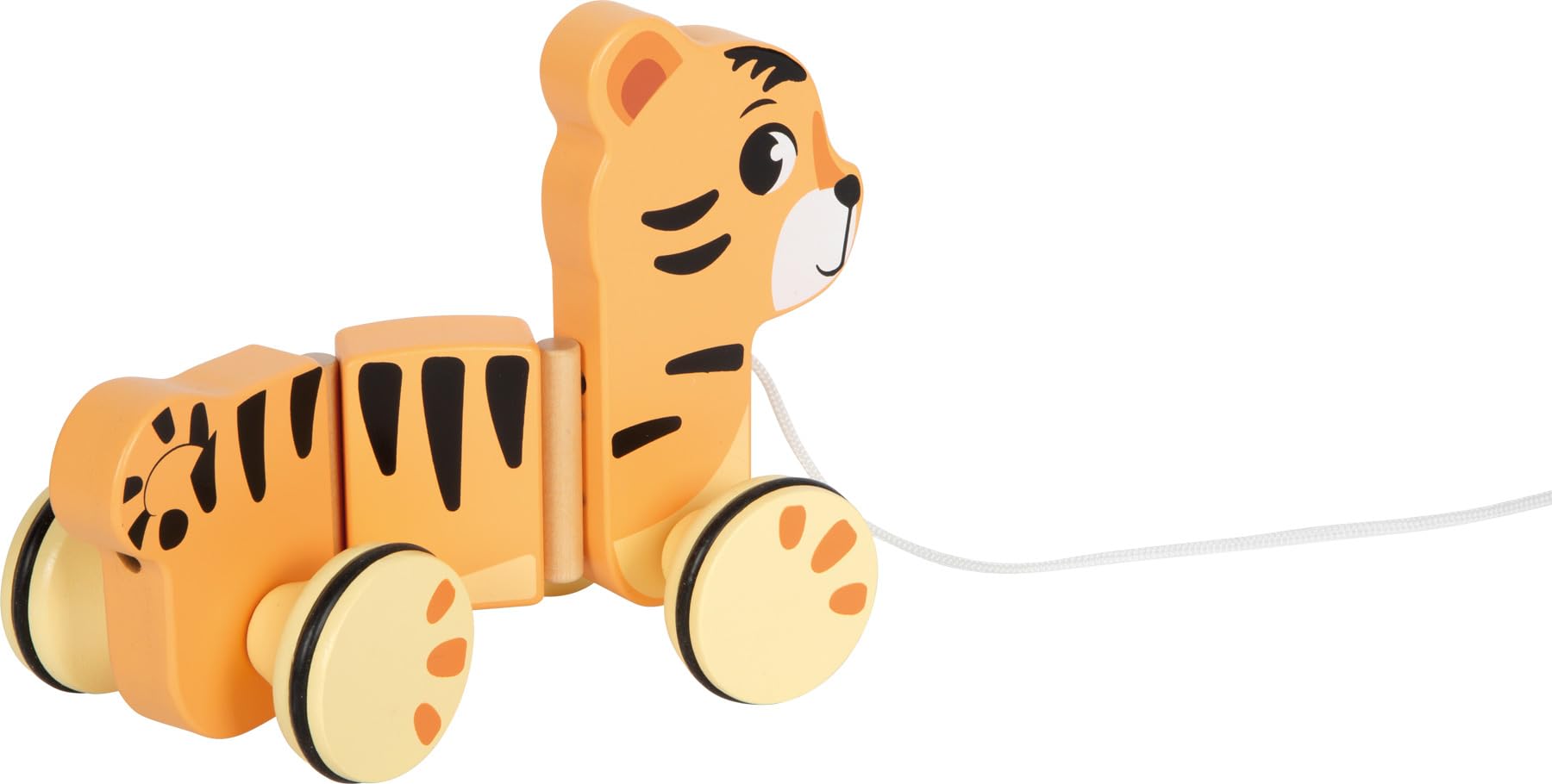smallfoot Safari 12733 gioco da trascinare tigre legno 12 mesi