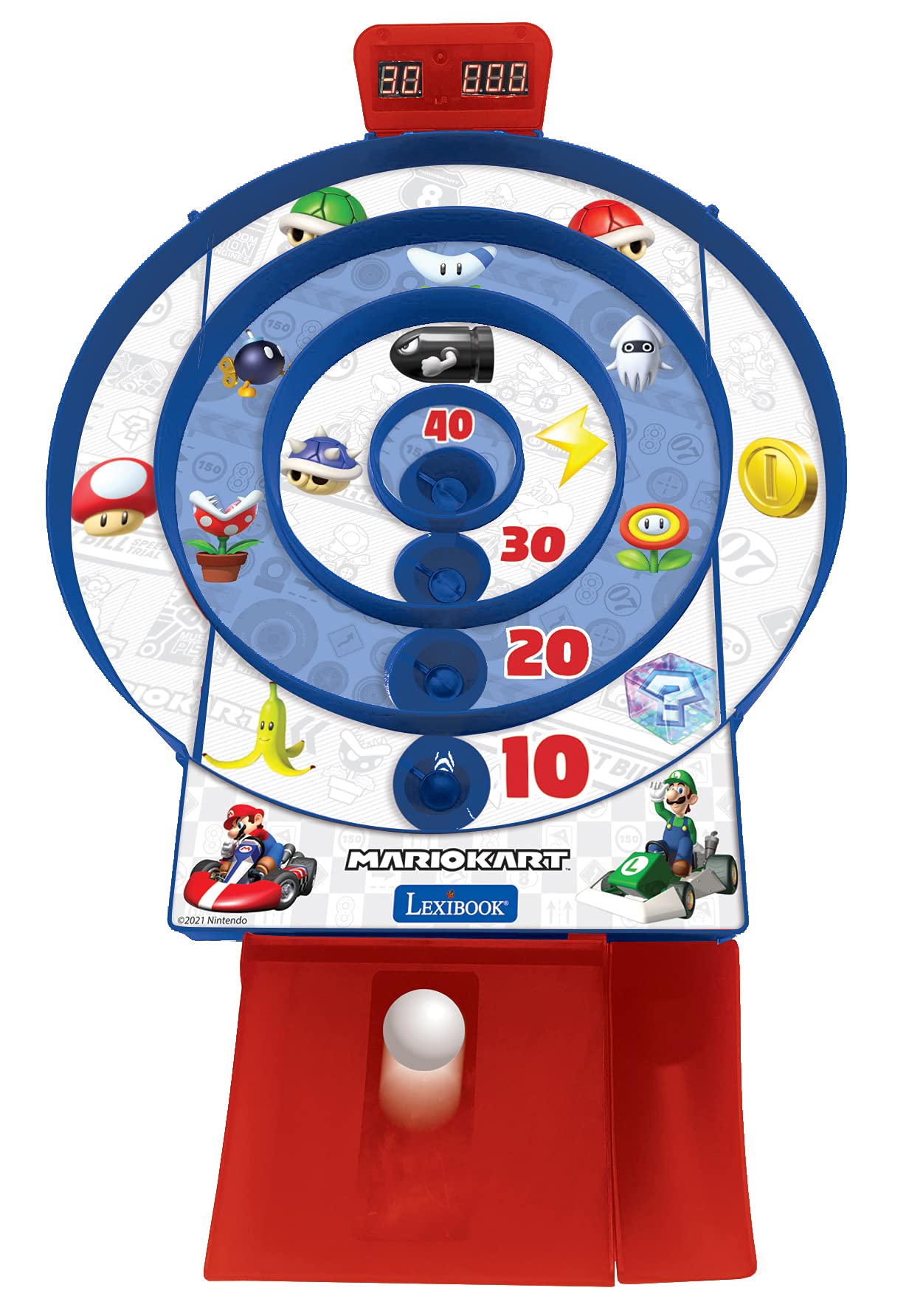 Lexibook Mario Kart JG995NI gioco skee ball elettronico con suoni