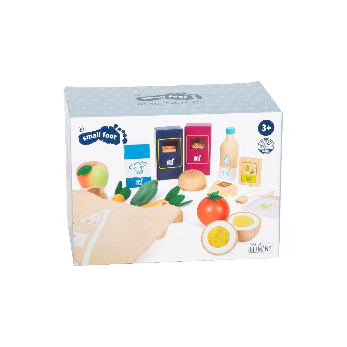 smallfoot fresh set alimenti vegetariani cibo giocattolo legno