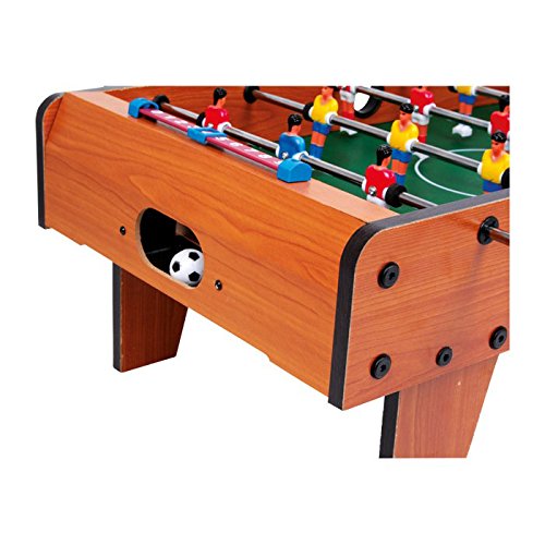 smallfoot 6702 calcetto da tavolo legno calcio balilla
