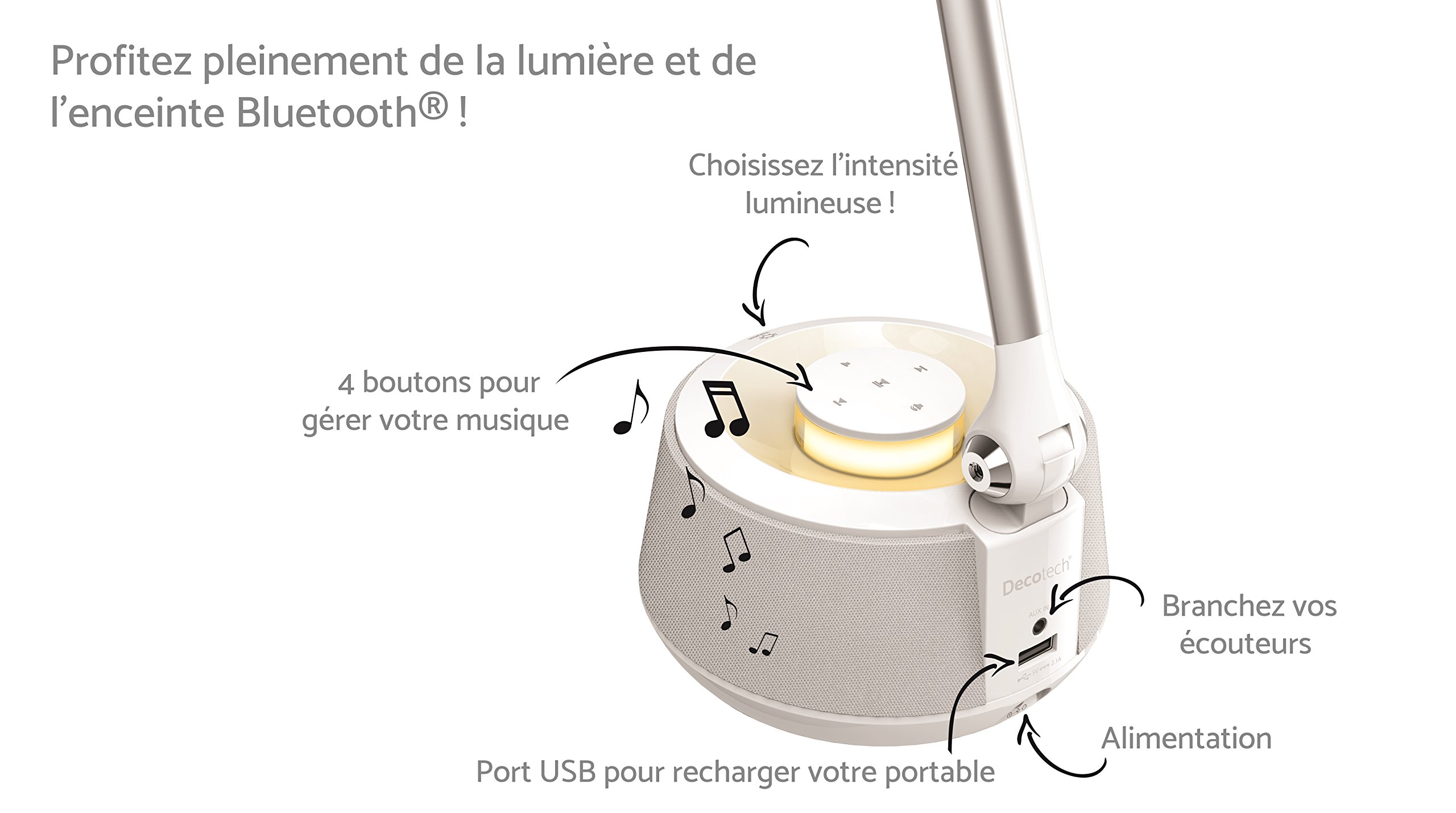 Lexibook BTL030 lampada tavolo LED bluetooth