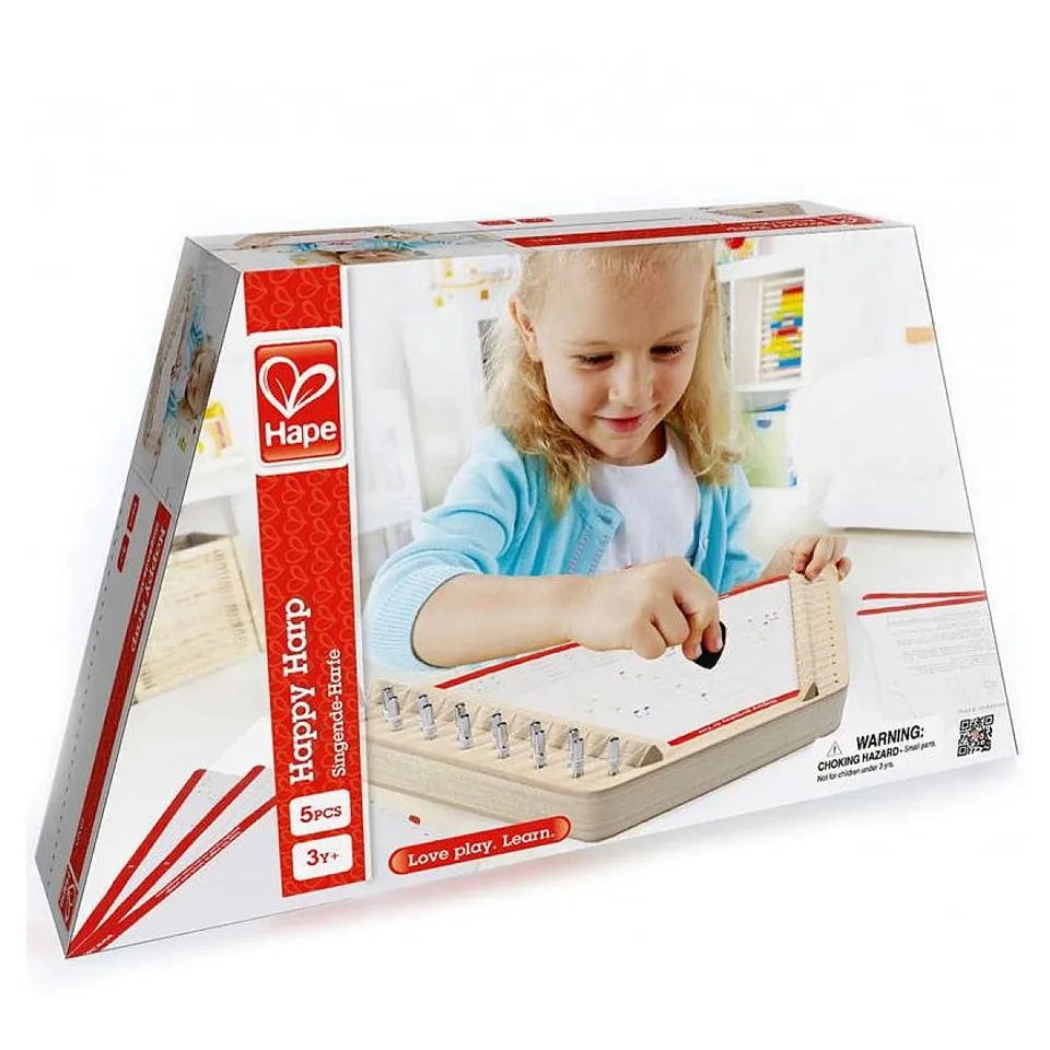Hape arpa da tavolo giocattolo legno 15 corde