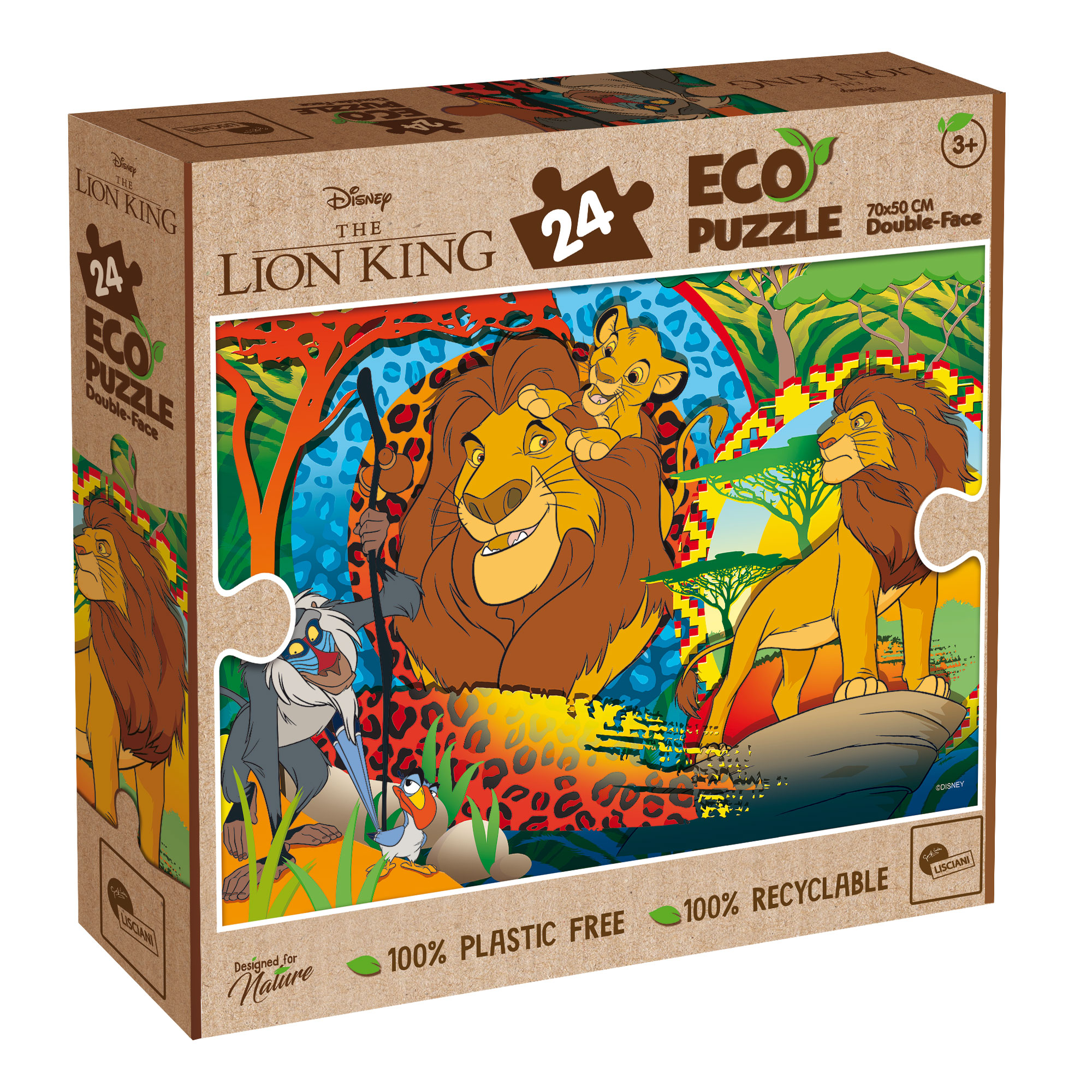 Lisciani Eco-Puzzle DF Re Leone puzzle 24 pezzi