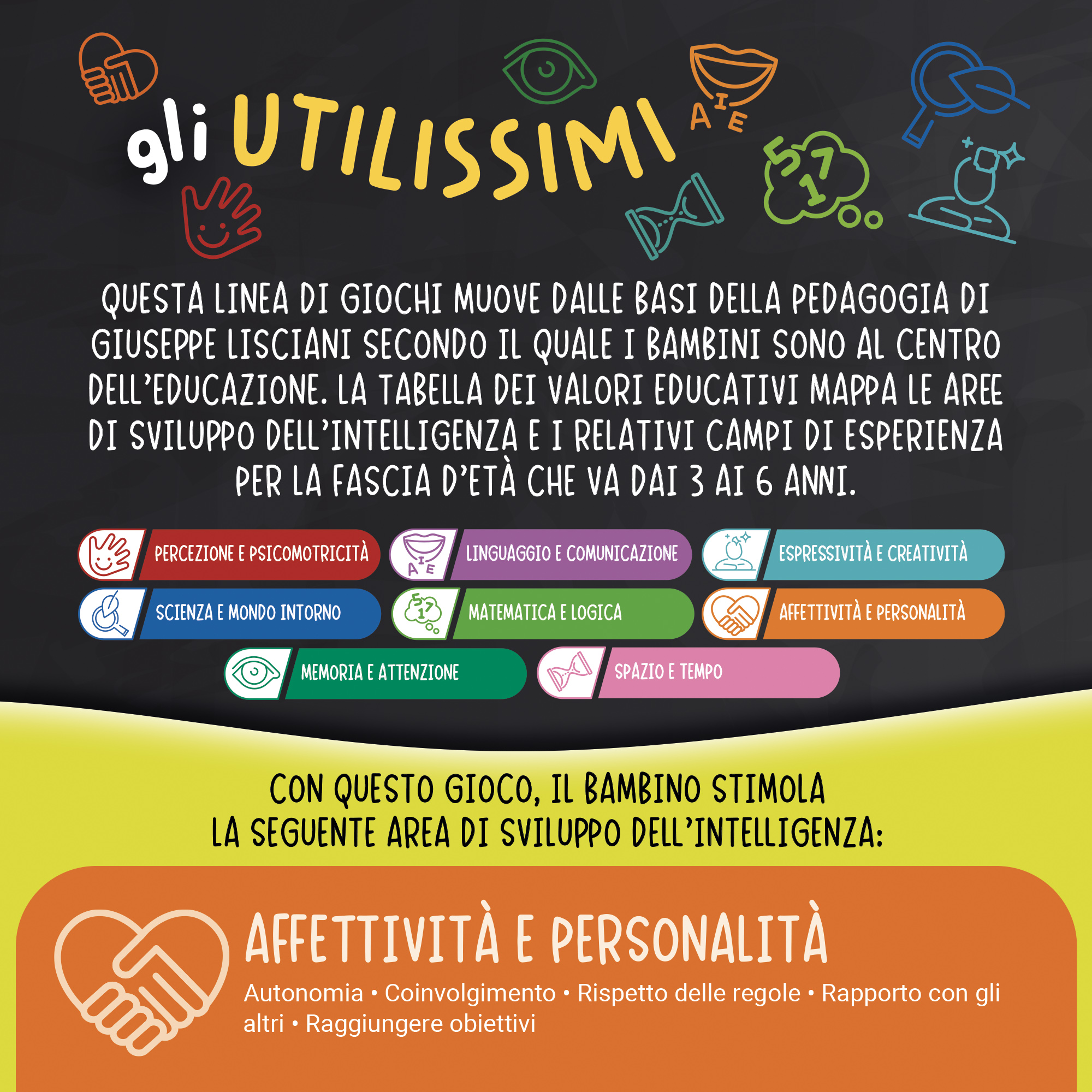 Lisciani Carotina Gli Utilissimi Tombola delle Emozioni gioco educativo
