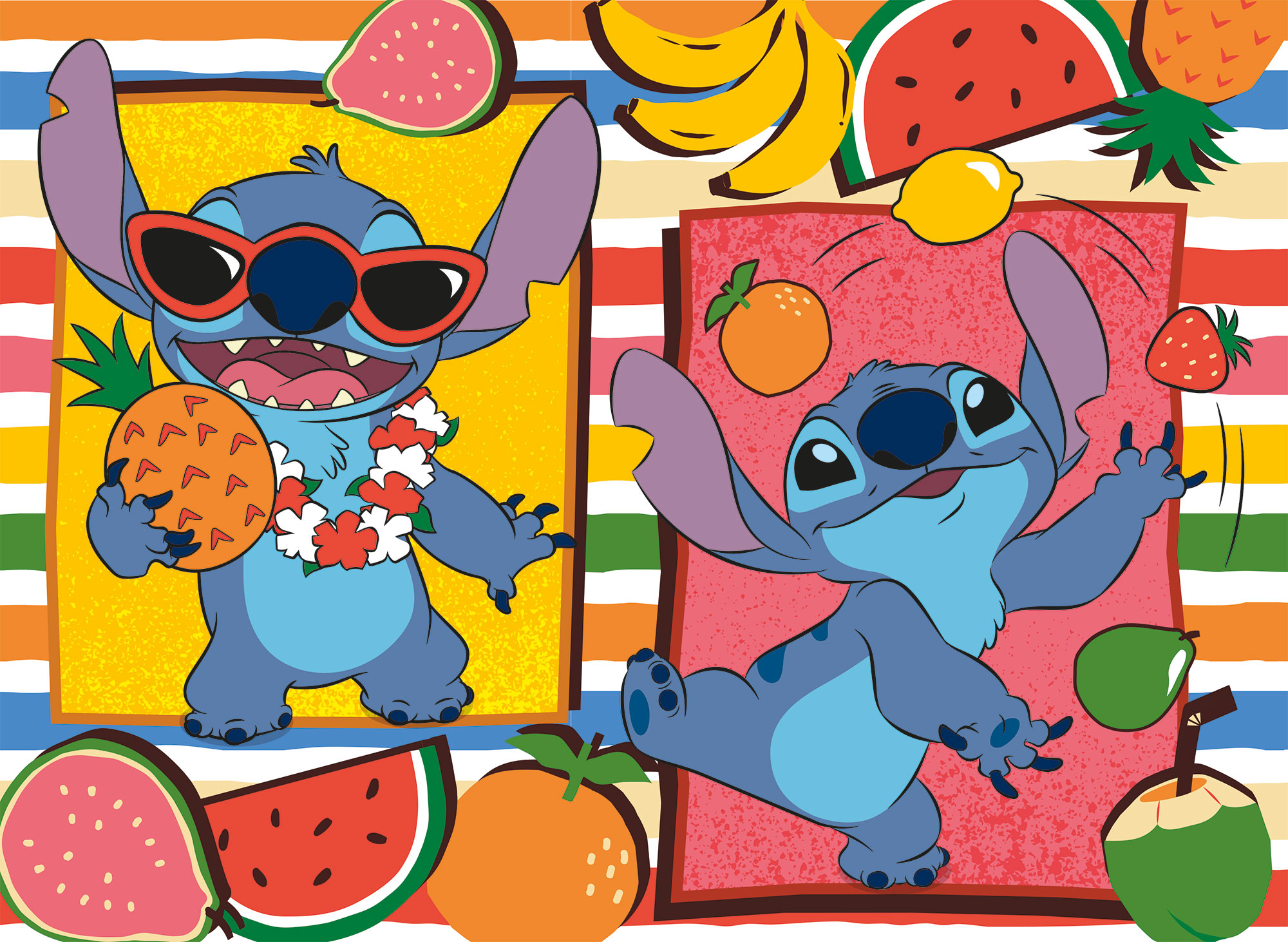 Lisciani Disney Eco-Puzzle Mini 48 puzzle Stitch double-face