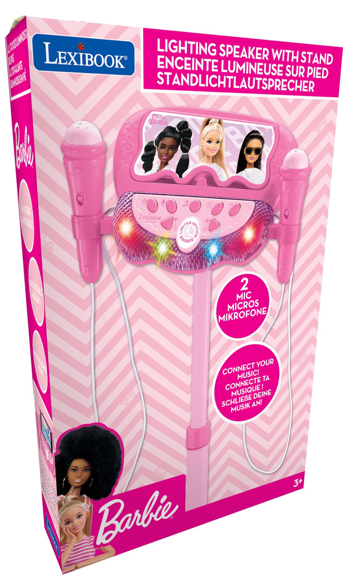 Lexibook Barbie S160BB altoparlante giocattolo rosa 2 microfoni