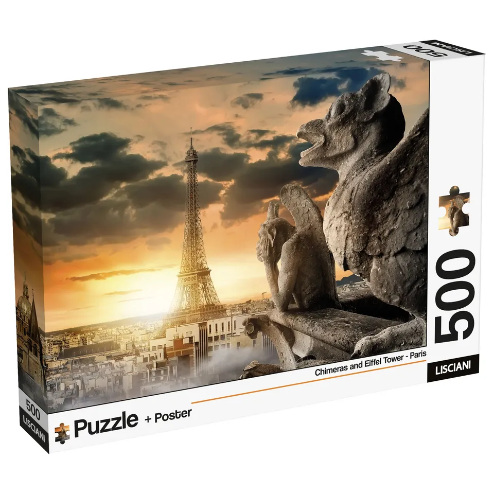 Lisciani Puzzle Poster Paris 500 puzzle adulti città