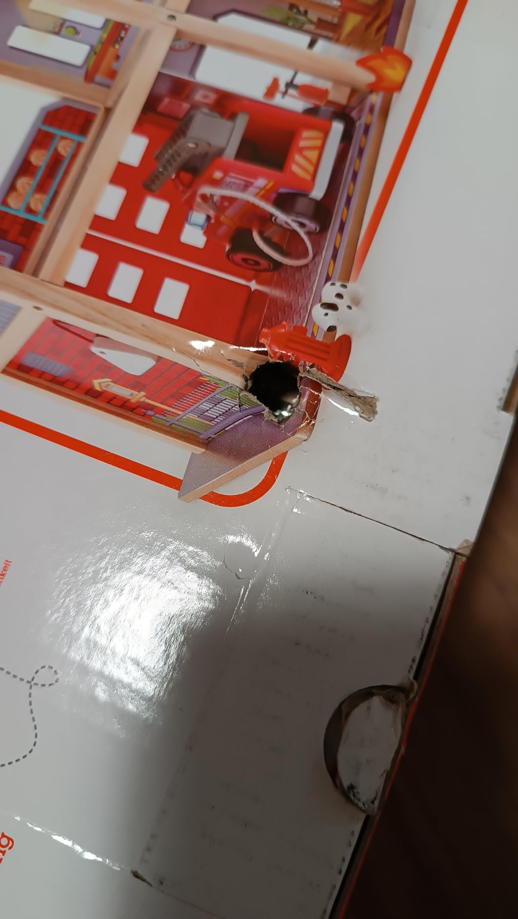Hape Caserma dei Pompieri caserma in legno con luci e suoni