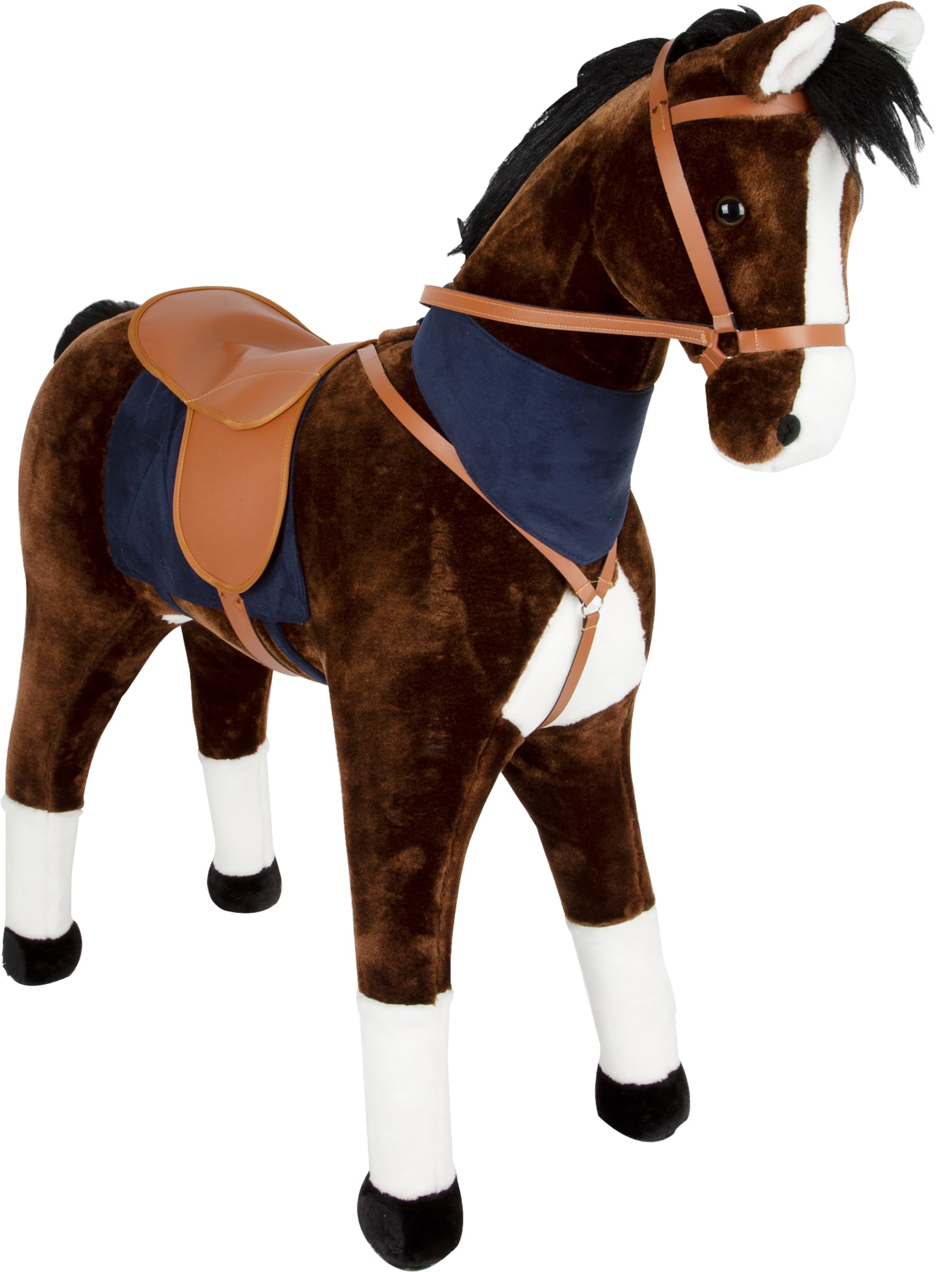 smallfoot 11179 cavallo cavalcabile con sella e suoni