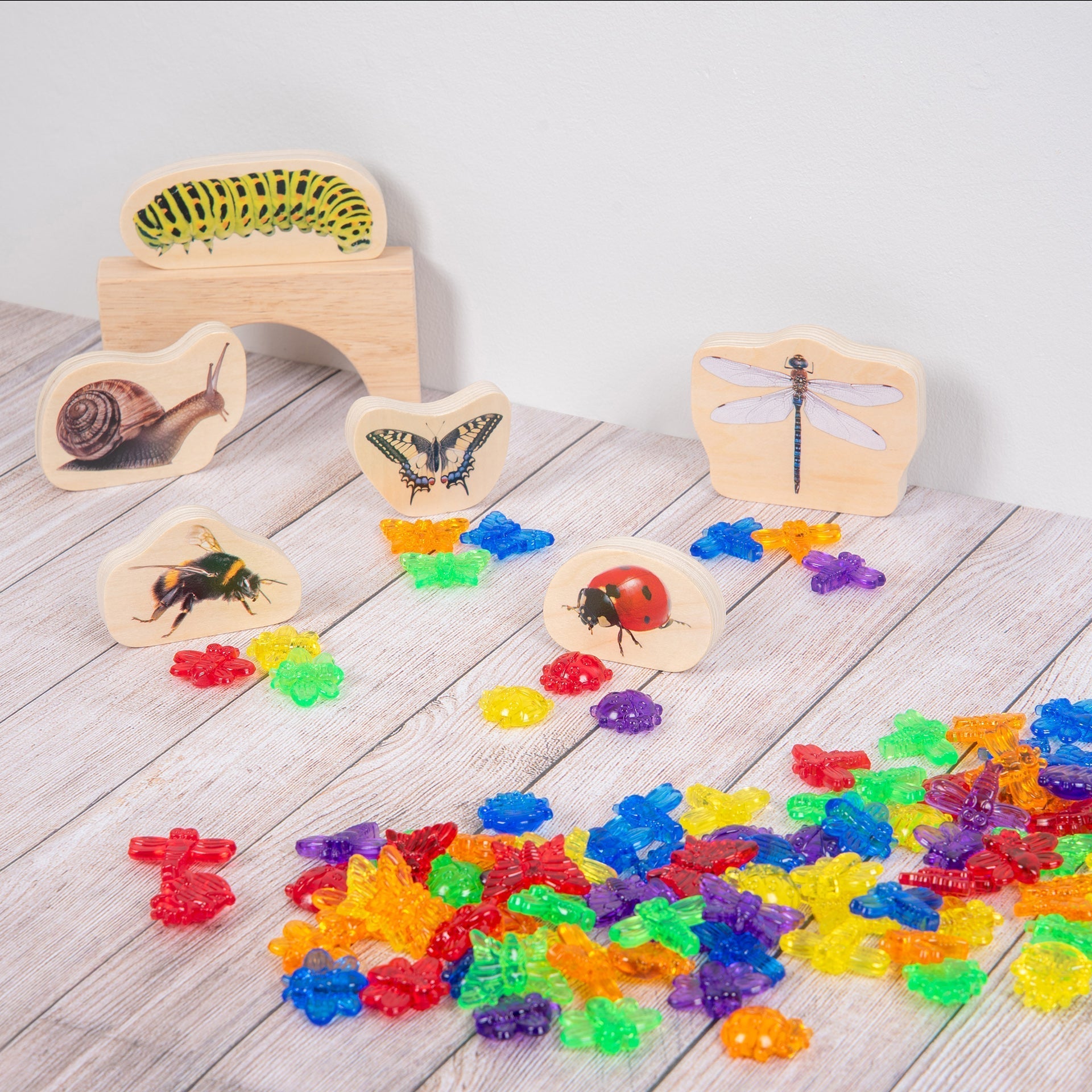 Tickit Translucent Colour Bugs insetti traslucidi 96 pezzi