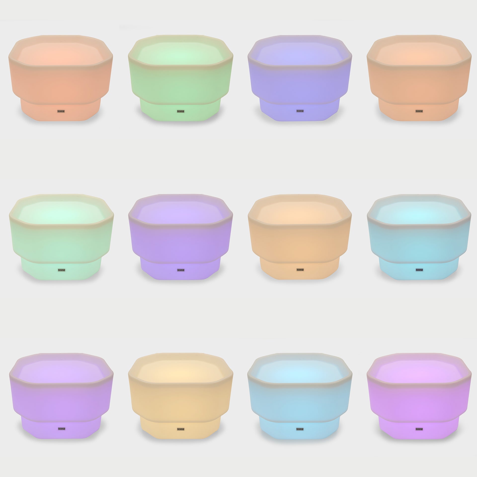 Tickit Discovery Glow Mini Tuff Table tavolo luminoso a luce