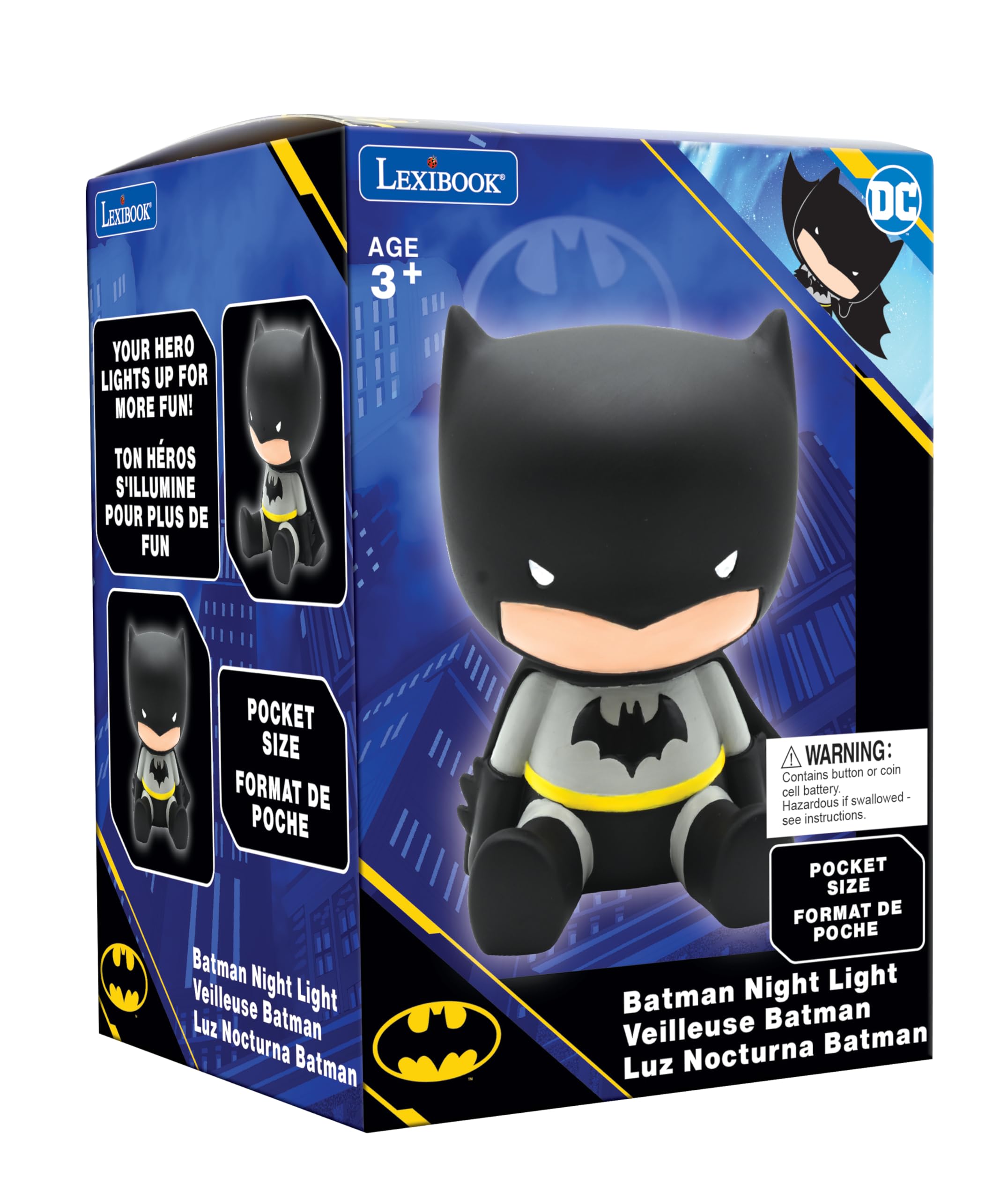 Lexibook Batman NLJ01BATLXB luce notturna LED cambio colore