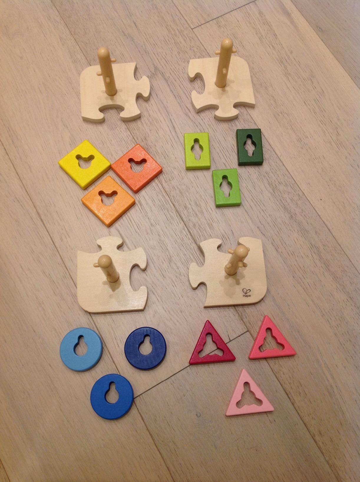 Hape E0411 Puzzle Creativo gioco incastri in legno