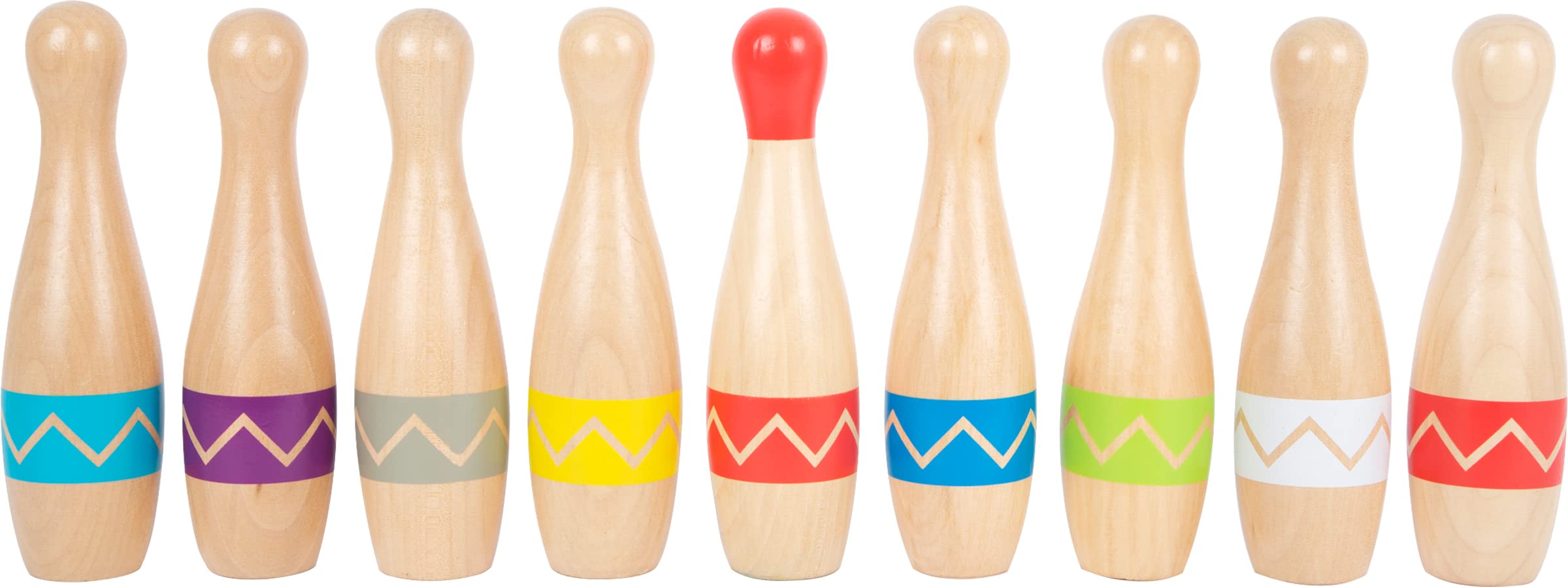 smallfoot Active 11912 birilli in legno 9 pezzi con sacca