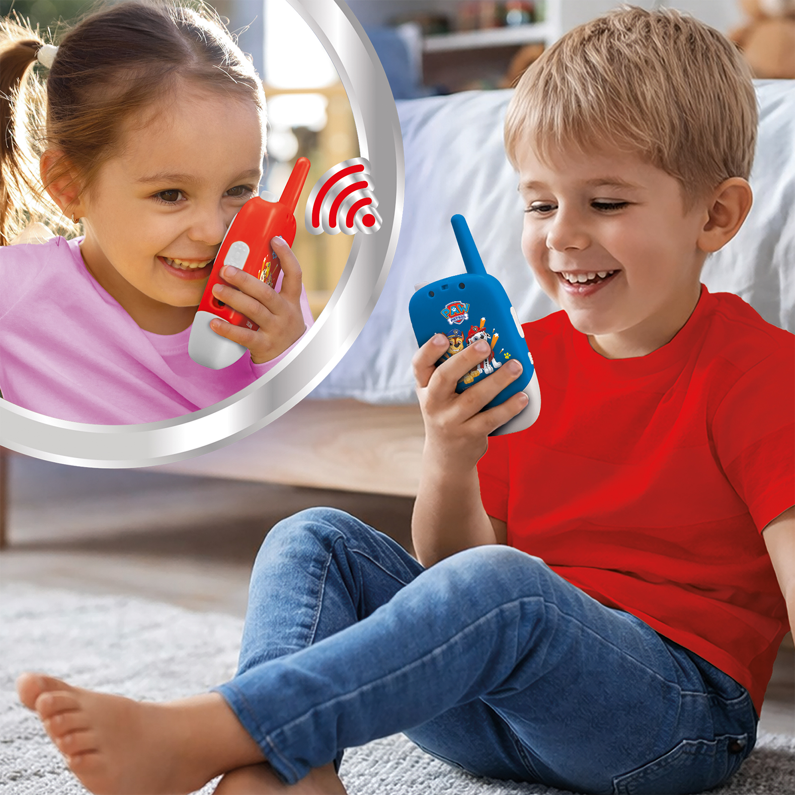Lisciani Paw Patrol Video Walkie Talkie set 2 pezzi