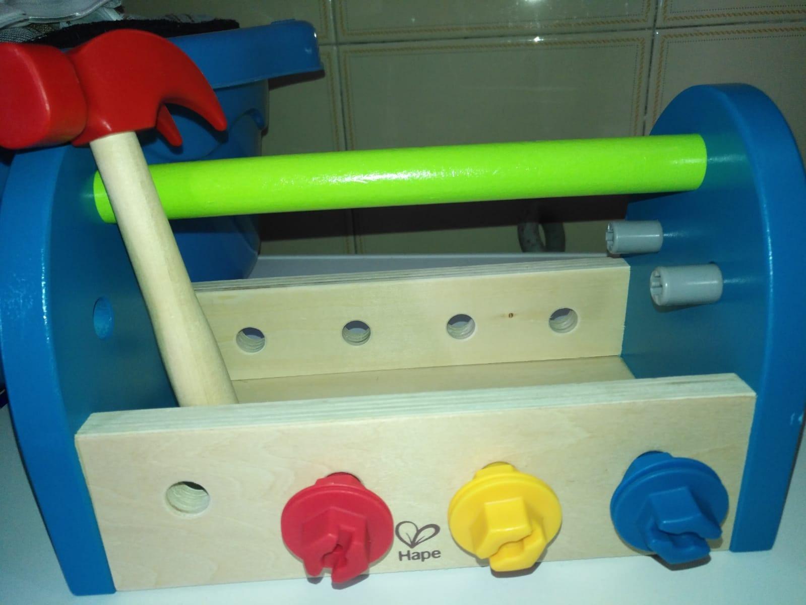 Hape Cassetta Attrezzi gioco legno con utensili dai 3 anni