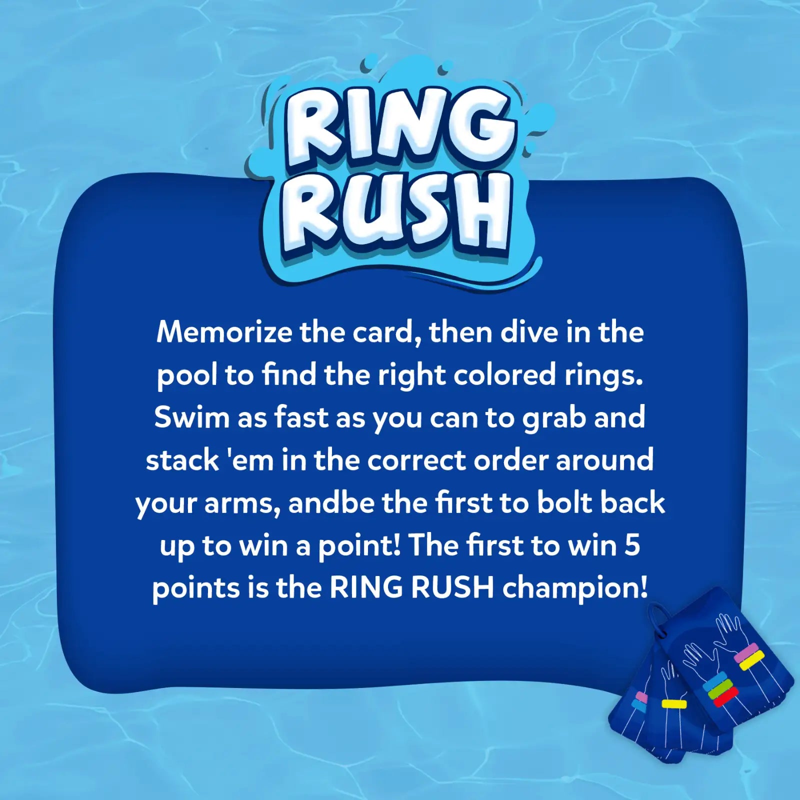 Skillmatics Ring Rush gioco piscina subacqueo 6+ anni