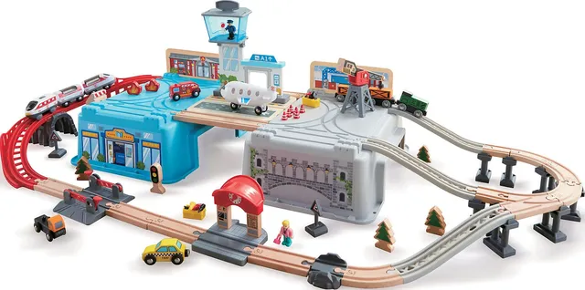 Hape Mega Metropoli pista treno 80 pezzi città