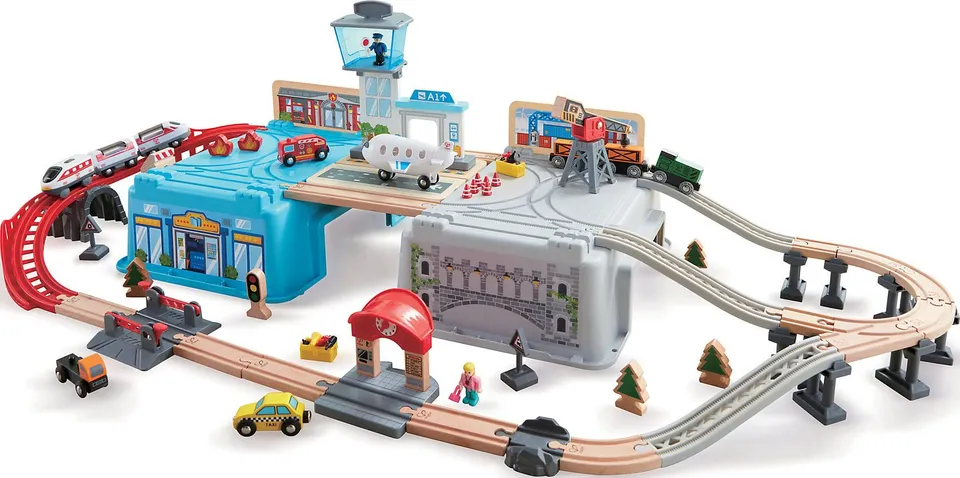 Hape Mega Metropoli pista treno 80 pezzi città