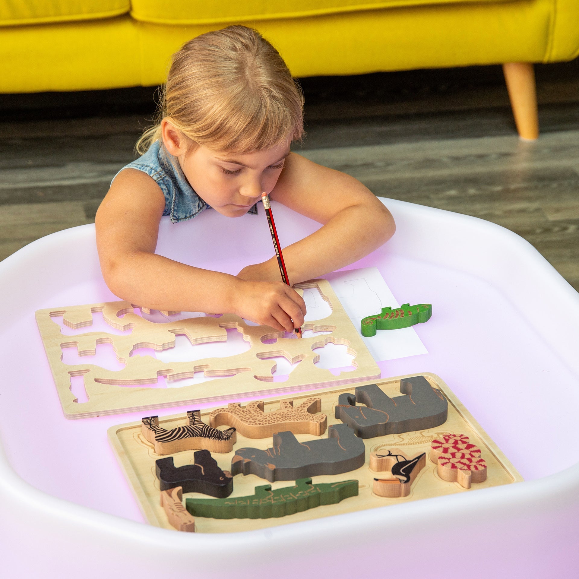 Tickit Safari Animal Layer Puzzle puzzle legno animali
