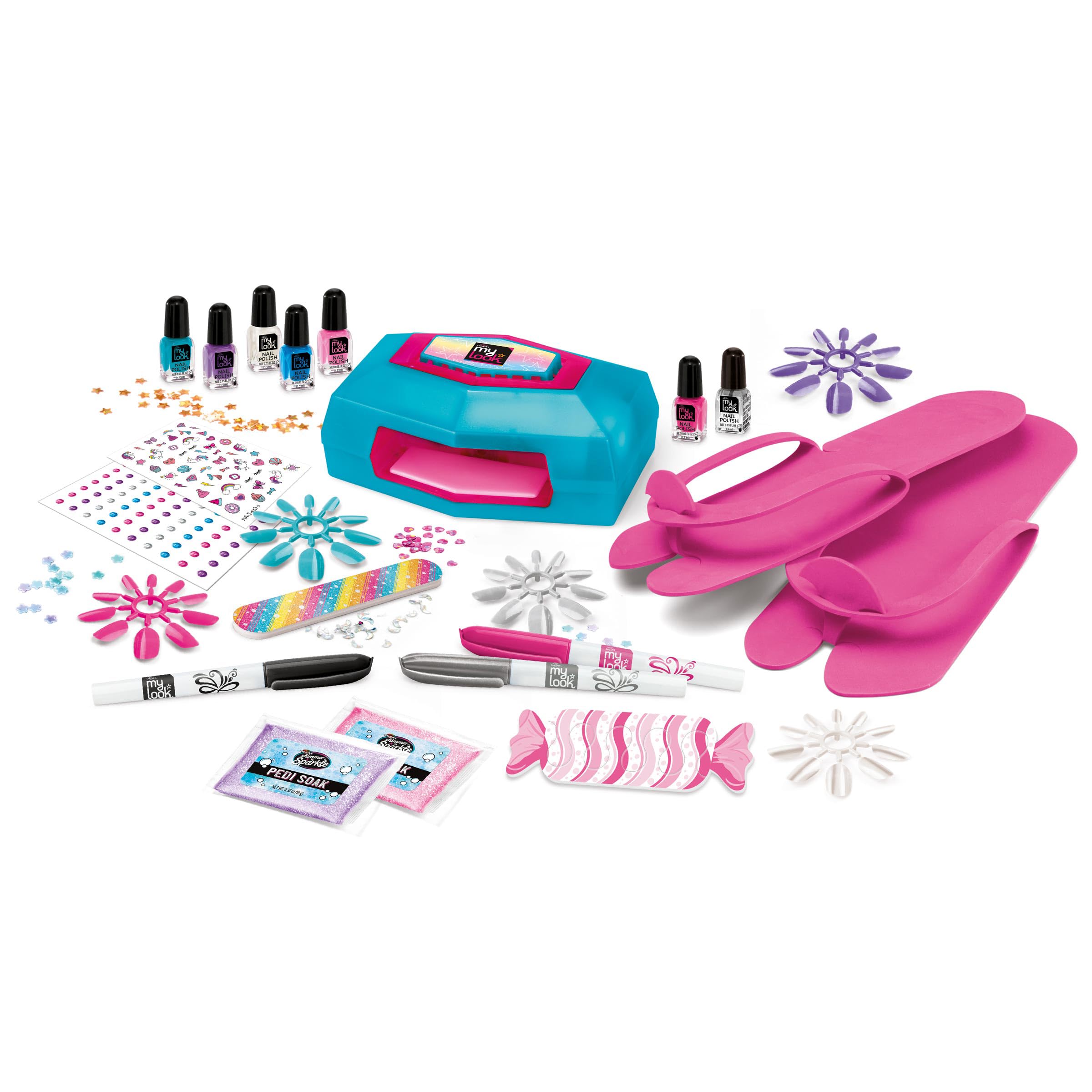 Lexibook Salon Style Deluxe CRSS32 set manicure rosa blu
