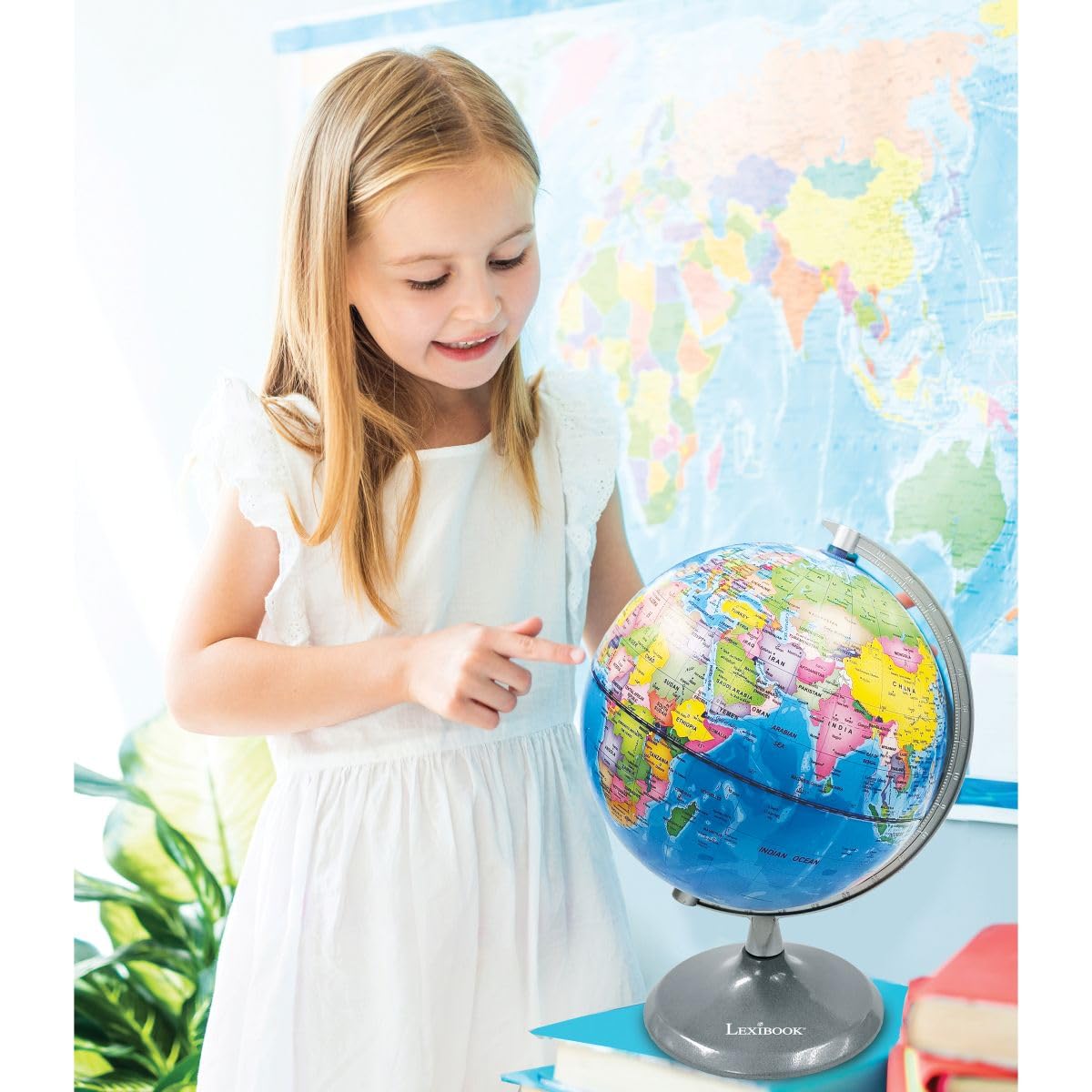 Lexibook Luminous Planetarium NLJ185EN globo giorno notte