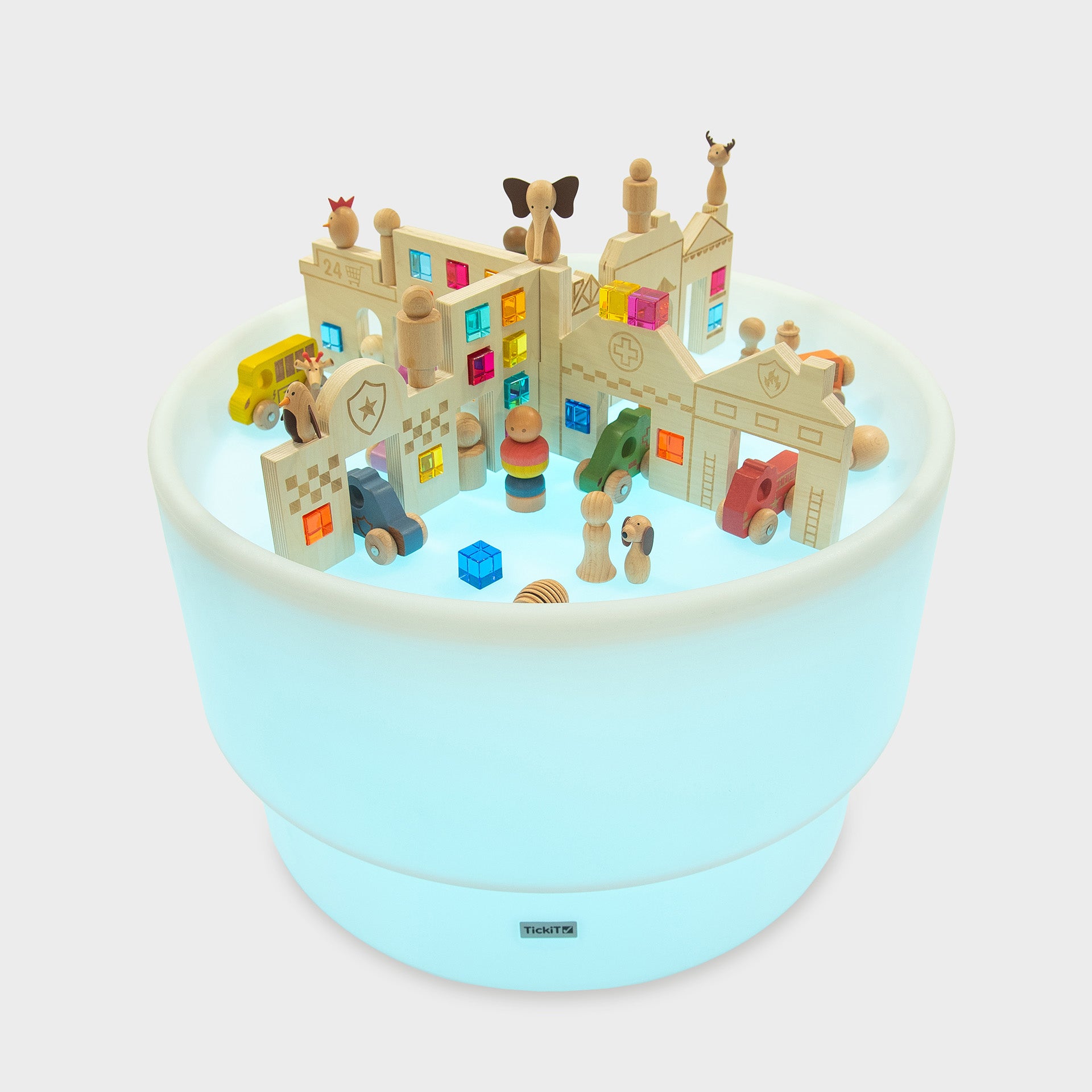 Tickit Discovery Town Table Tavolo Luminoso Set Città
