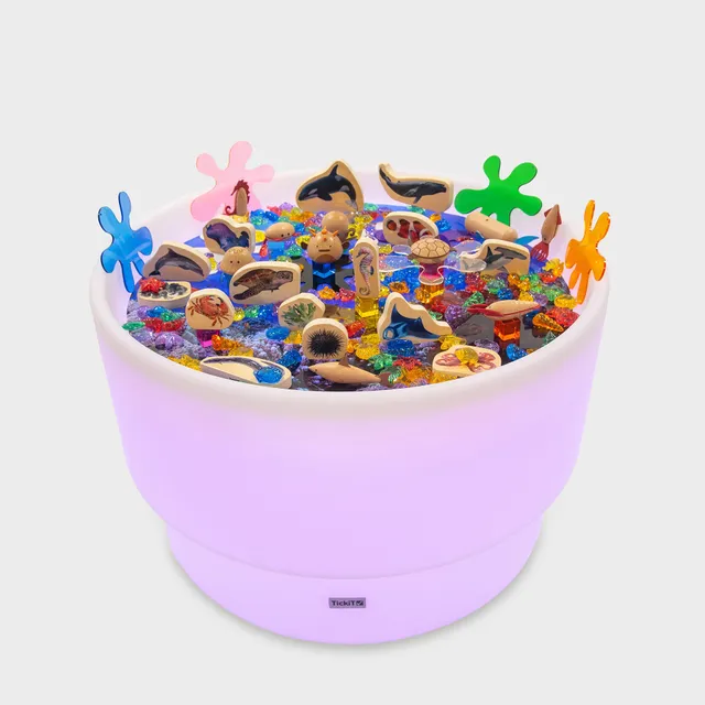 Tickit Discovery Sea Table Bundle tavolo luminoso con set mare