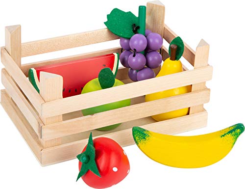 smallfoot 11755 Frutta negozietto gioco legno 3 anni cassetta