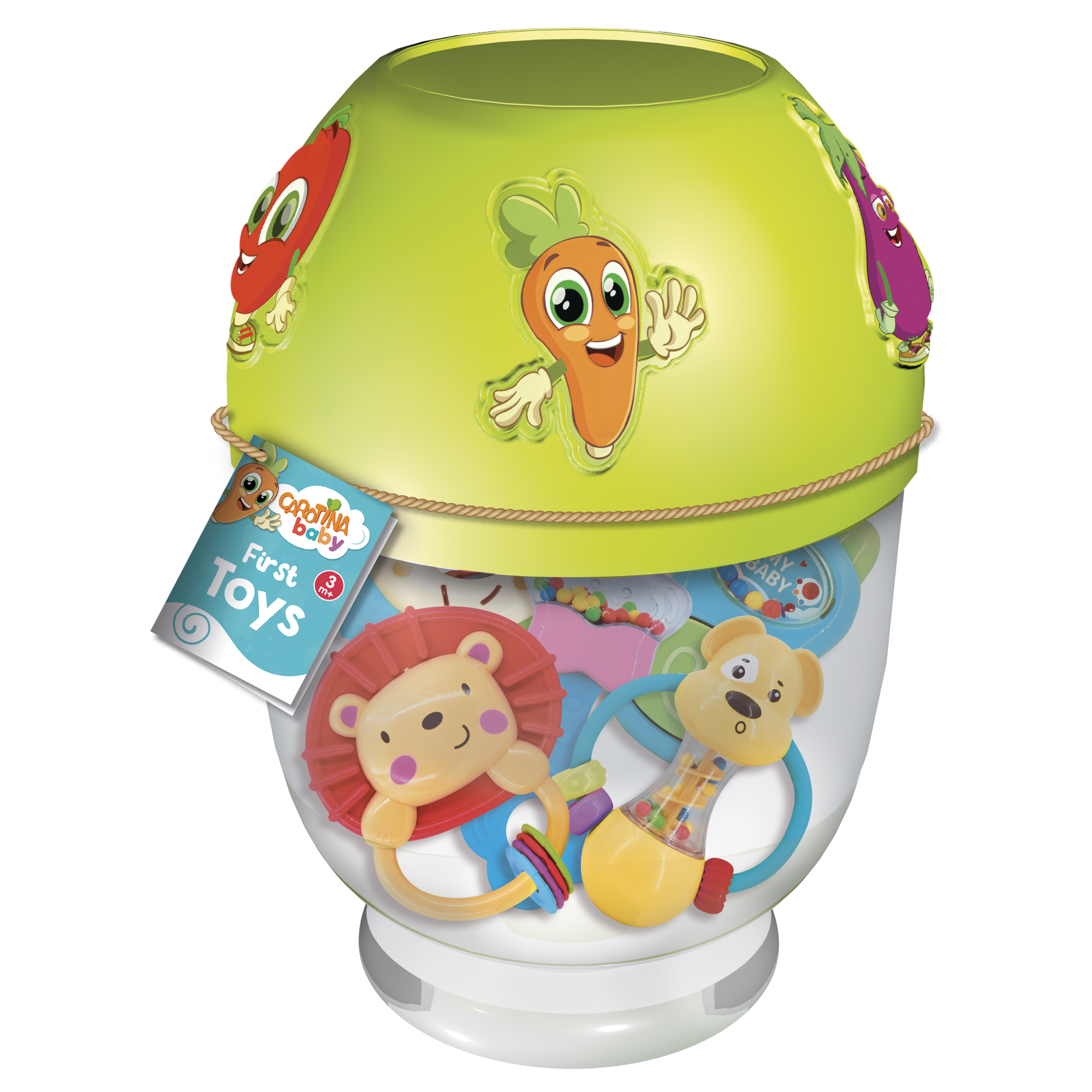 Lisciani Carotina Baby First Toys sensoriali 5 pezzi