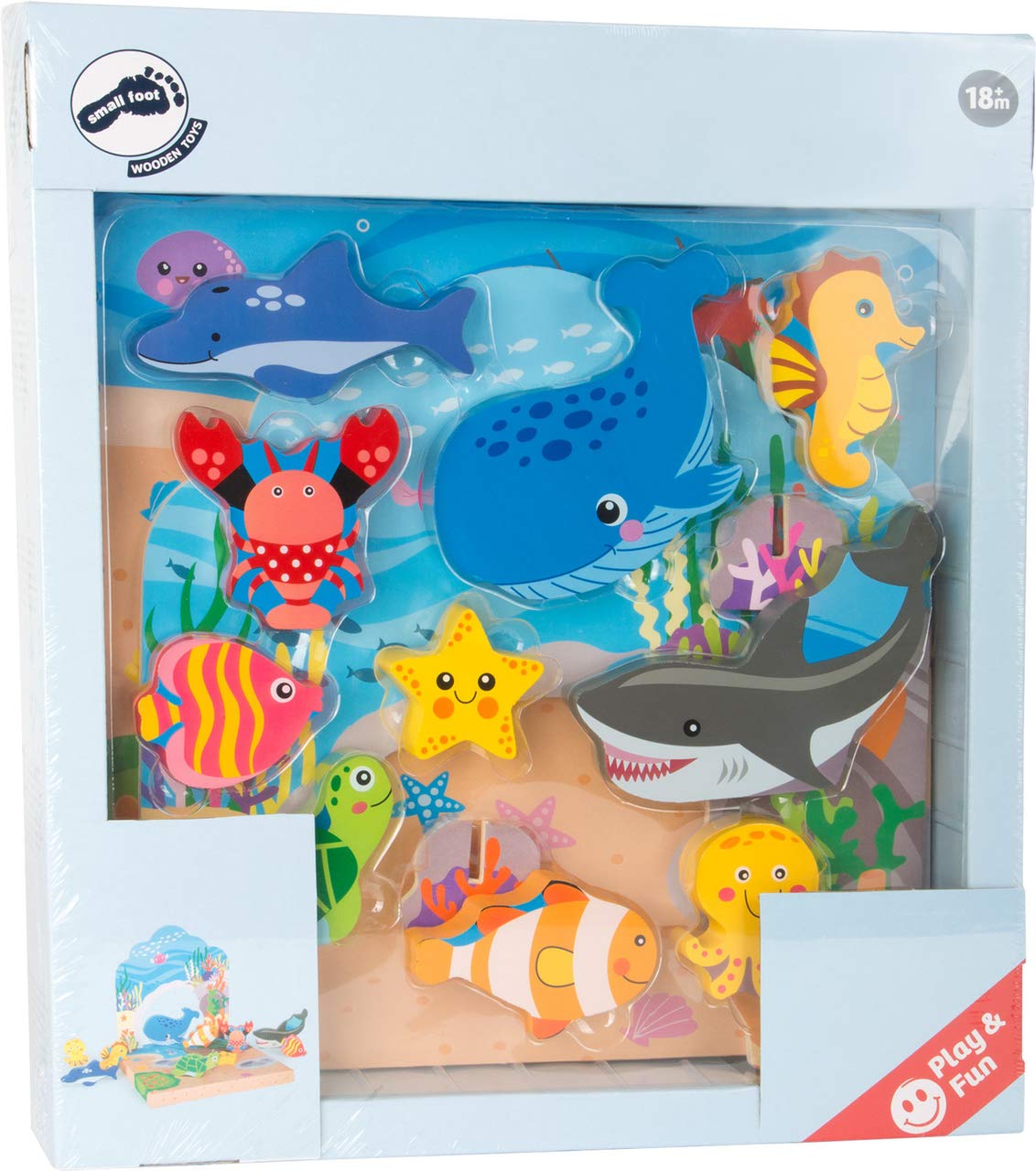 smallfoot 10533 costruzioni legno animali marini
