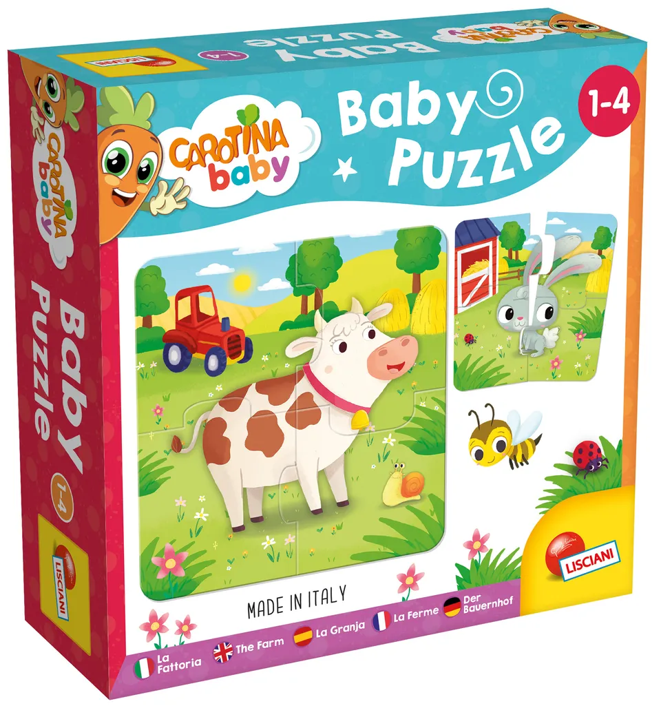 Lisciani Carotina La Fattoria baby puzzle animali fattoria