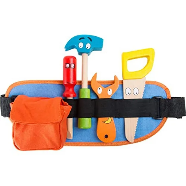 smallfoot 10318 cintura porta attrezzi rossa bambini