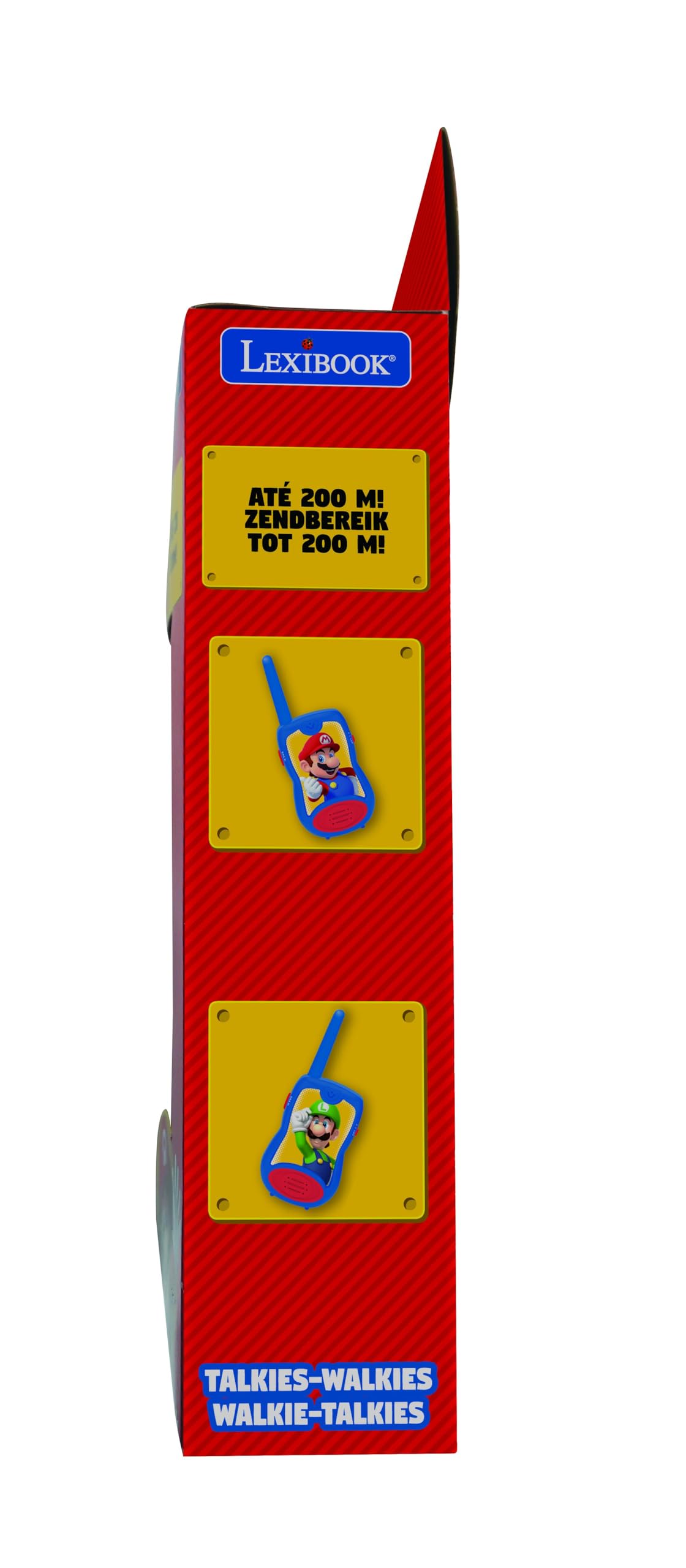 Lexibook Super Mario TW12NILXB walkie talkie 2 pezzi blu/rosso 120 m