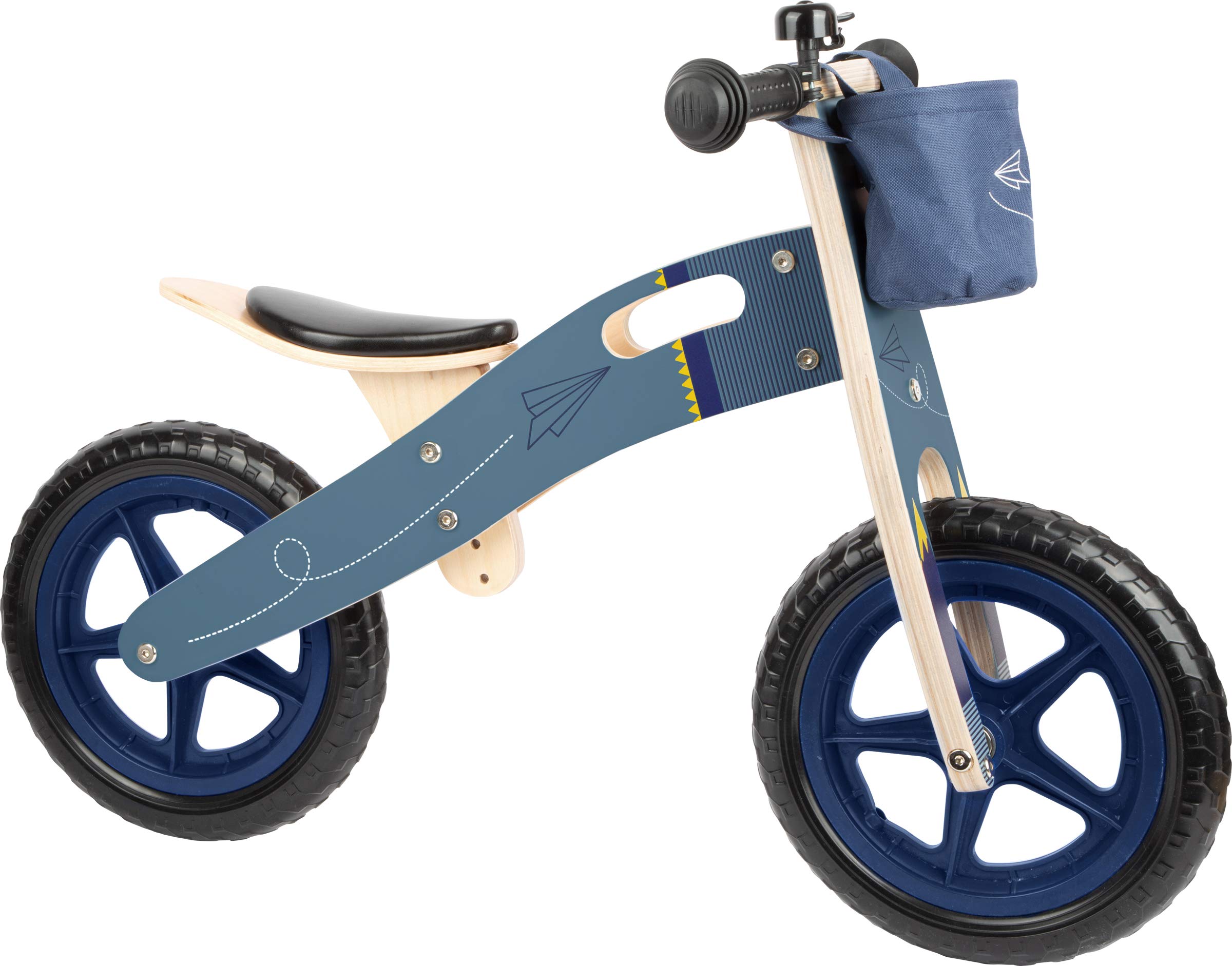 smallfoot 11614 bici senza pedali aereo di carta sella regolabile