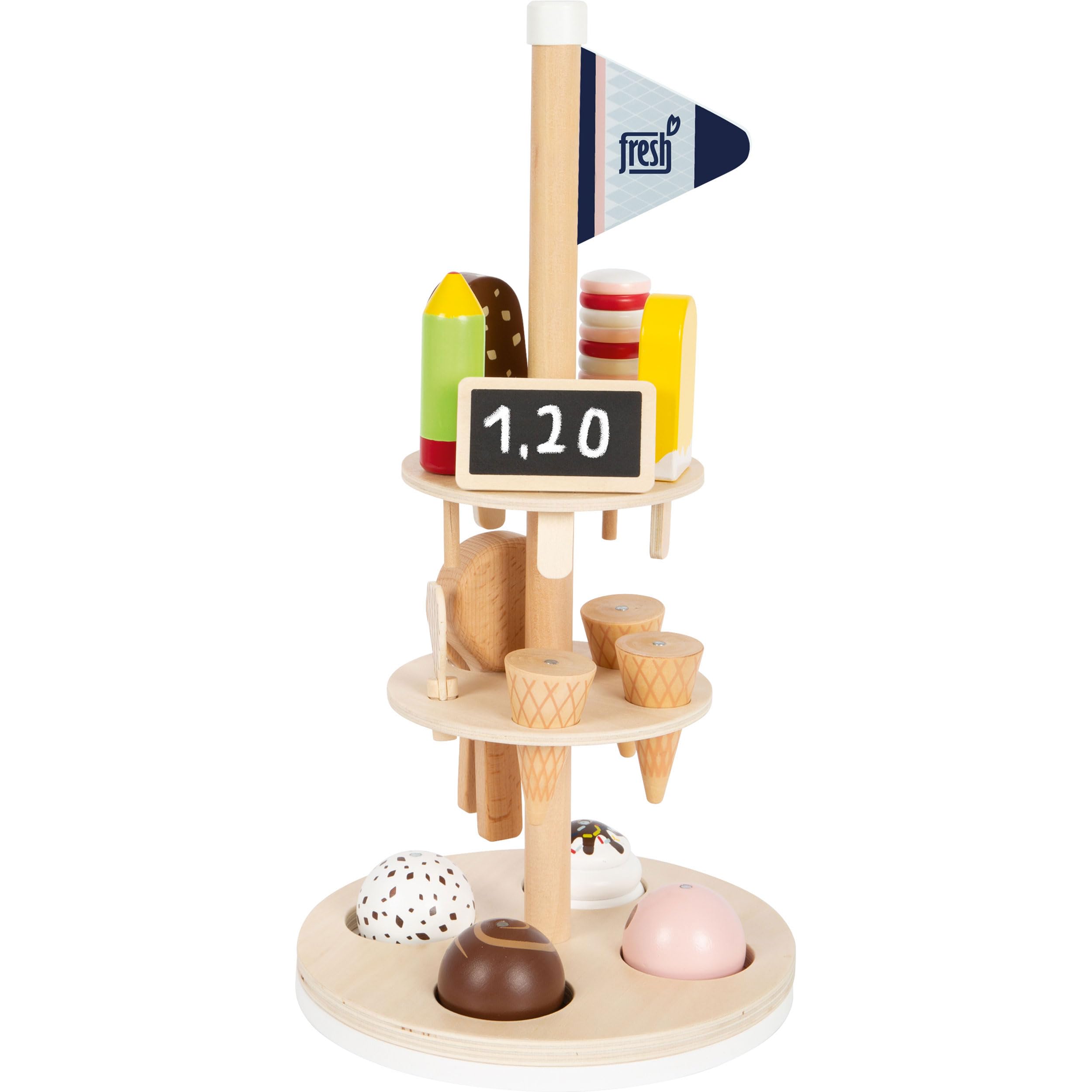 smallfoot 5854 supporto gelato waffle gioco legno