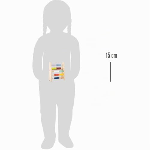 smallfoot Educare 11168 regolo calcolatore legno 50 perline viaggio