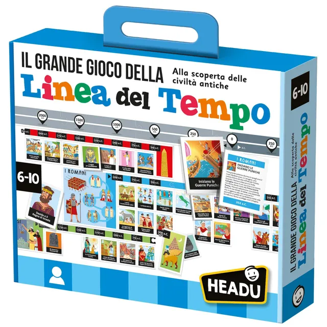 Headu Linea del Tempo IT57052 gioco educativo 6-10 anni
