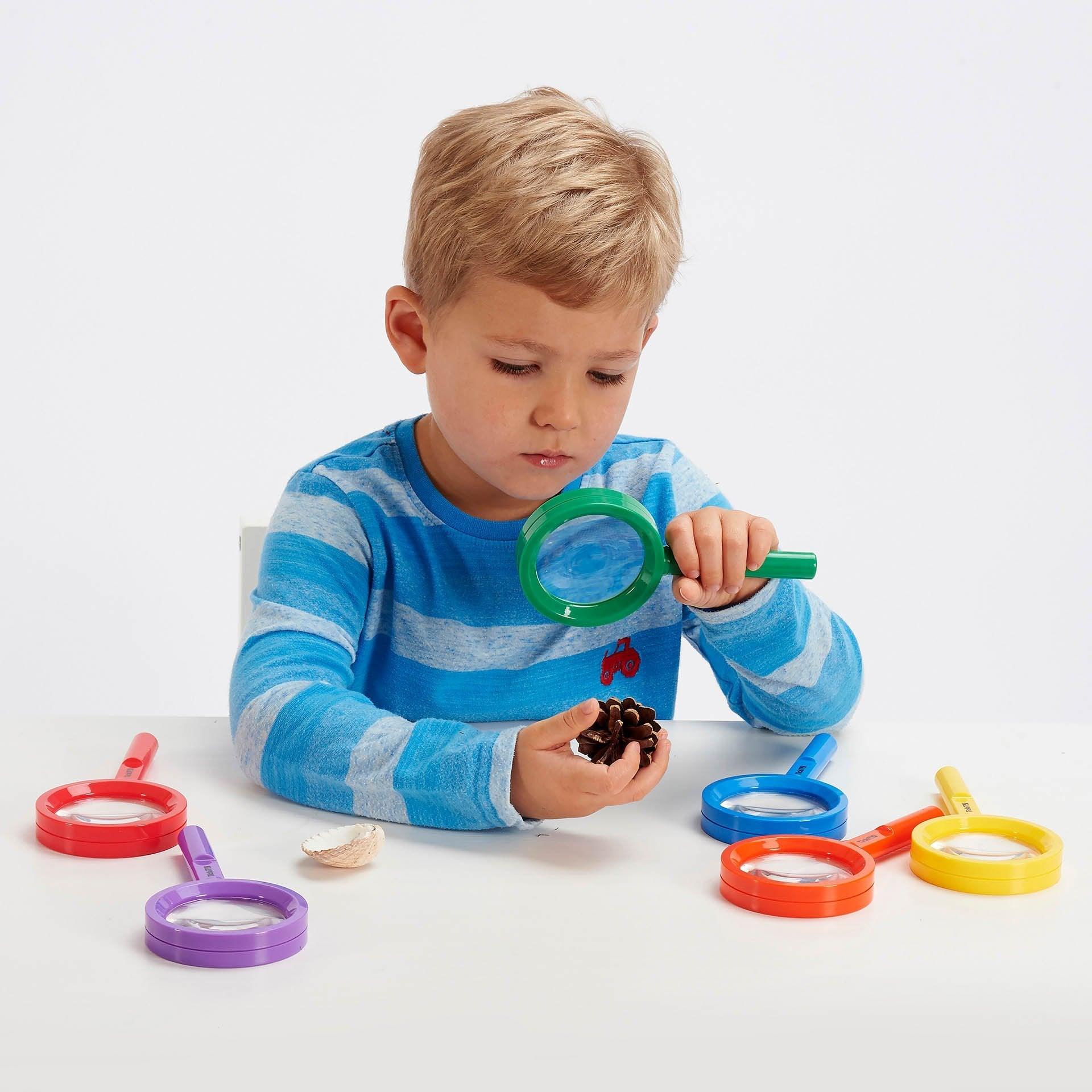 Tickit Rainbow Magnifiers lenti 6 pezzi 3x colori