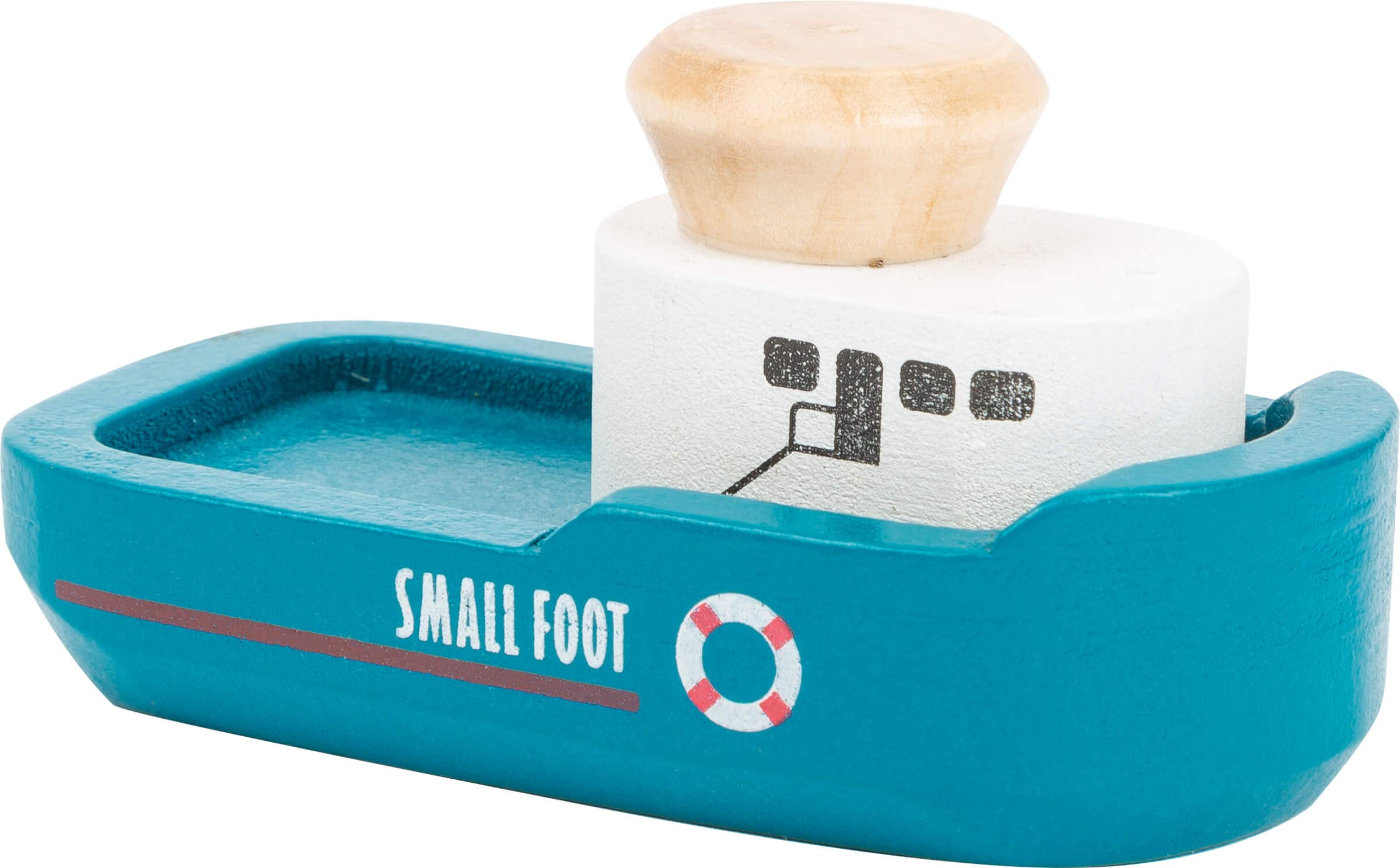small foot 11378 Terminale Container gioco legno nave e camion