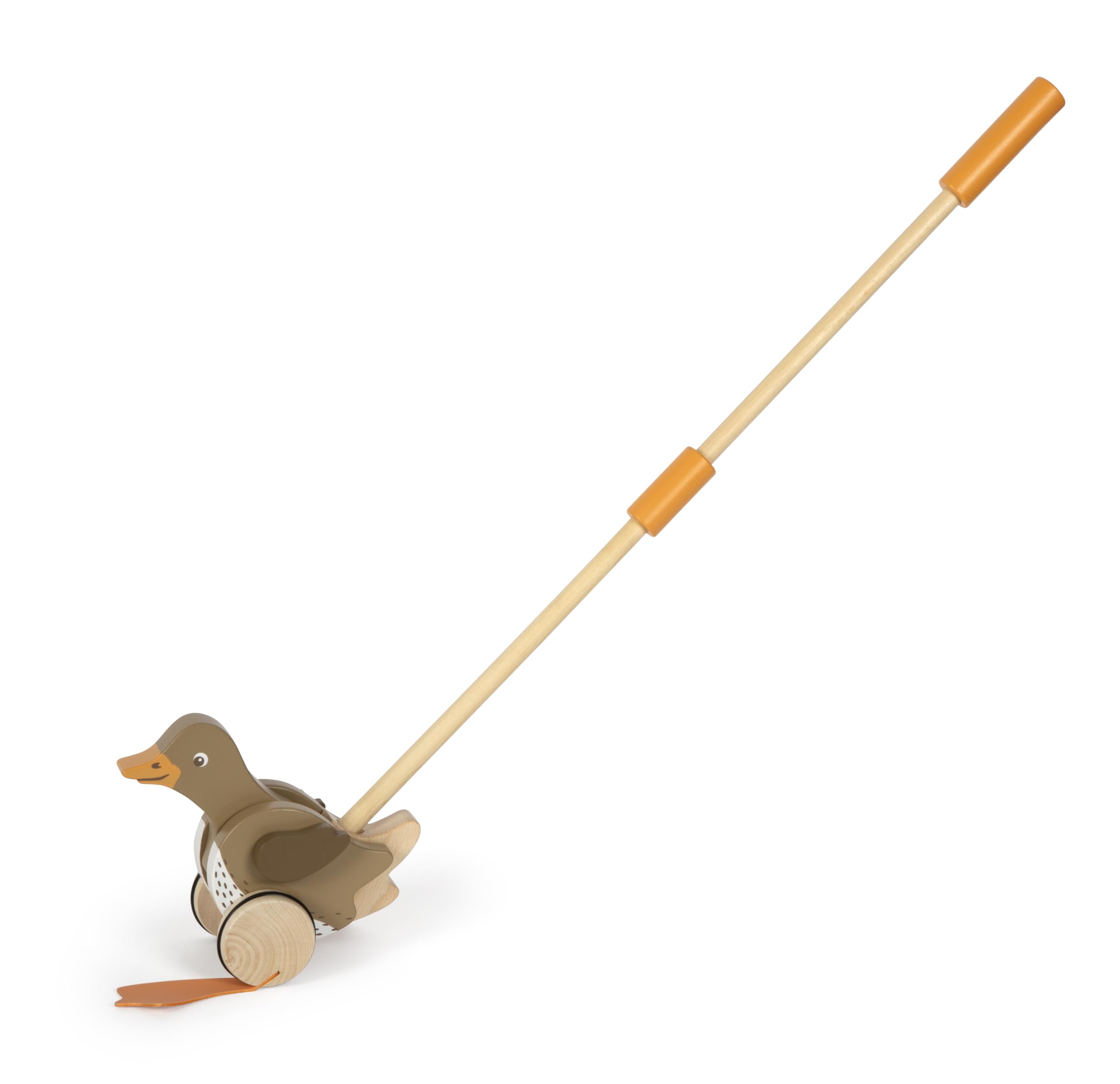 smallfoot 12493 anatra da spingere legno primi passi bastone