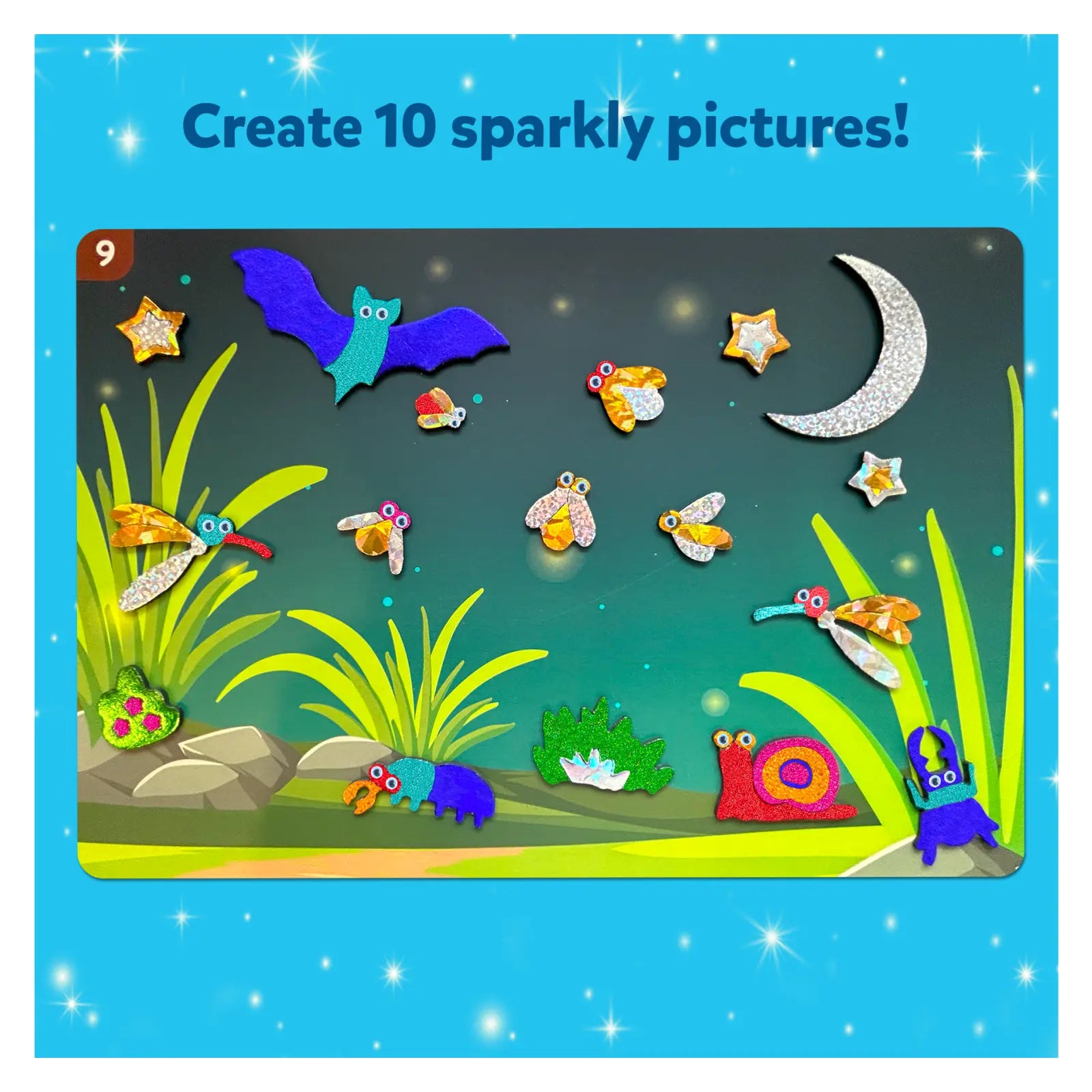Skillmatics Foil Fun Bugs & Butterflies kit foil 4-9 anni