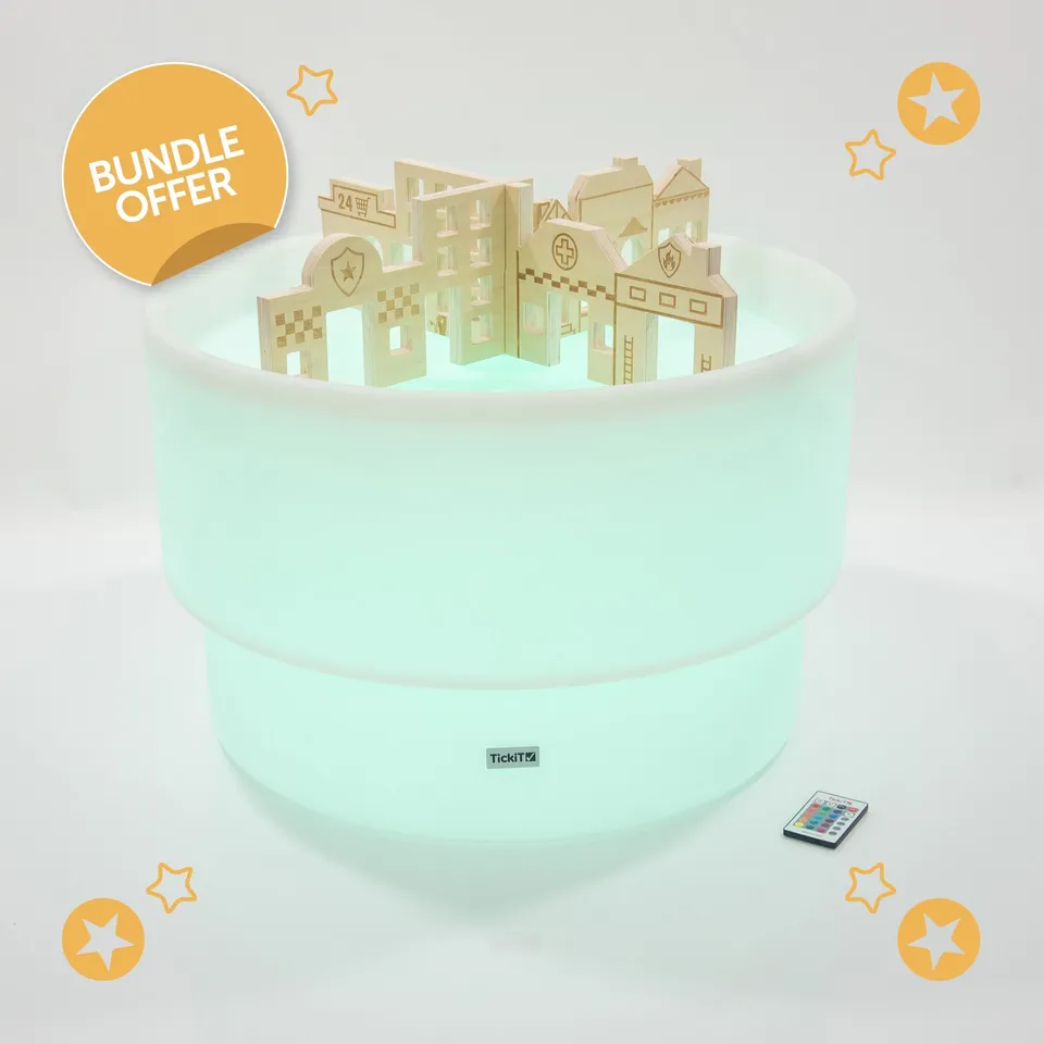 Tickit Discovery Glow Table tavolo luminoso divisori città