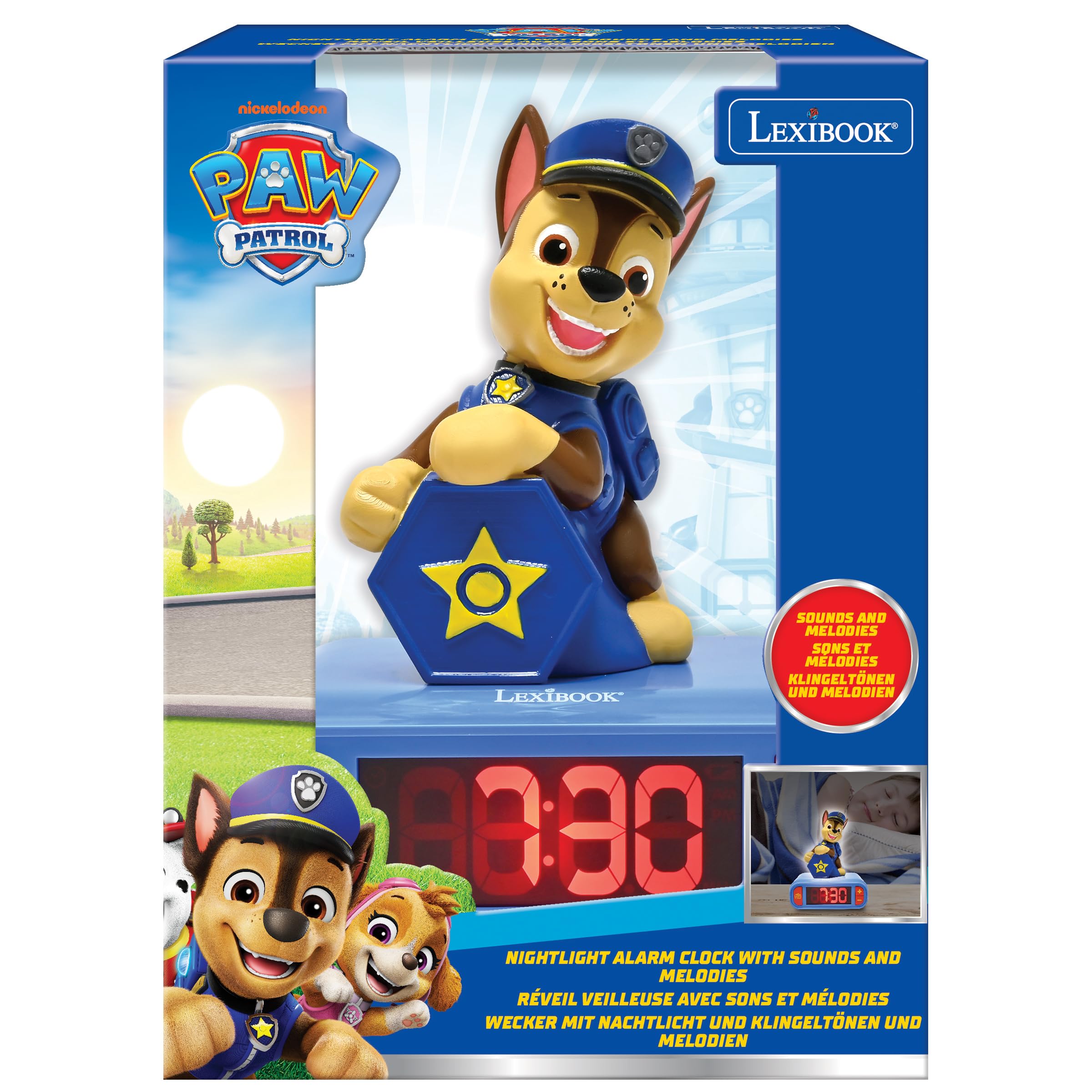 Lexibook Paw Patrol RL800PA2 sveglia bambini con luce notturna