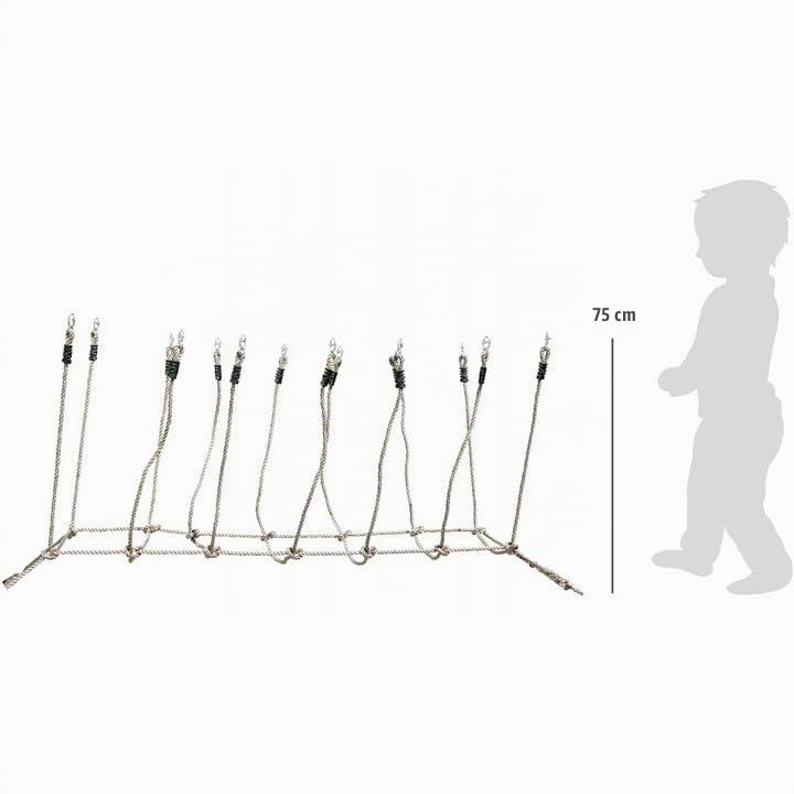 smallfoot 6998 ponte tibetano di corda 235 cm