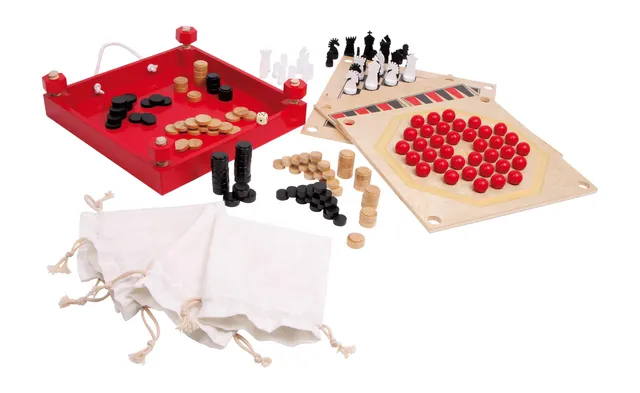 smallfoot Raccolta Giochi 1590 5 in 1 giochi legno
