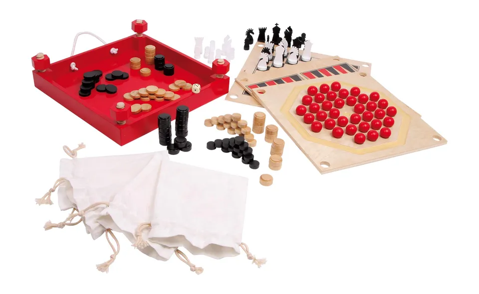 smallfoot Raccolta Giochi 1590 5 in 1 giochi legno