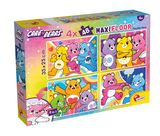 Lisciani Care Bears DF Maxifloor 4x48 puzzle double-face