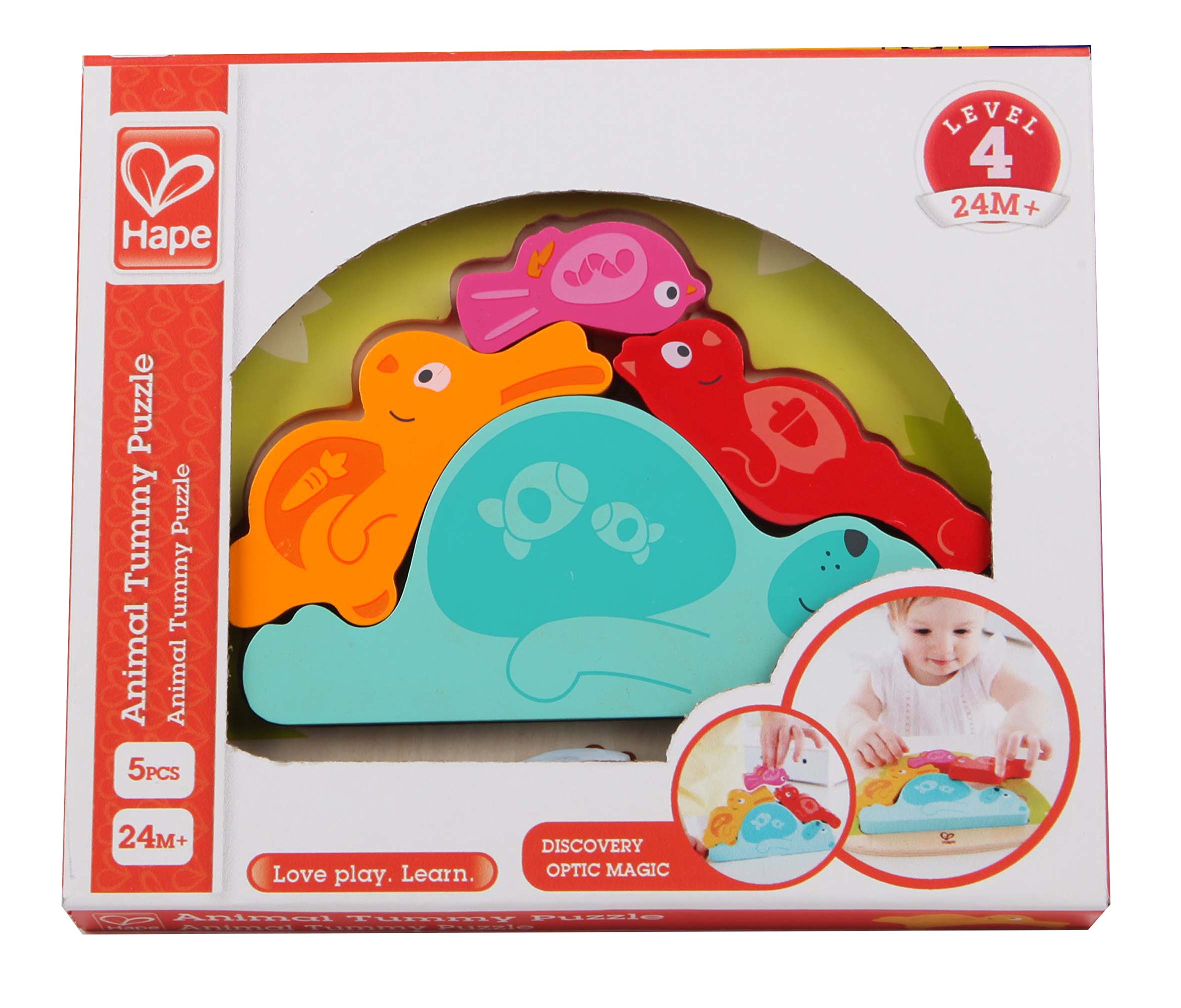 Hape E1612 puzzle legno bambini disegni colorati
