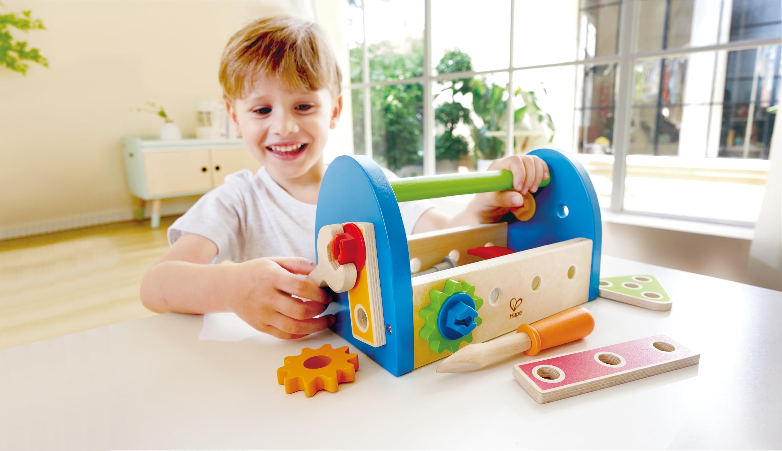 Hape Cassetta Attrezzi gioco legno con utensili dai 3 anni